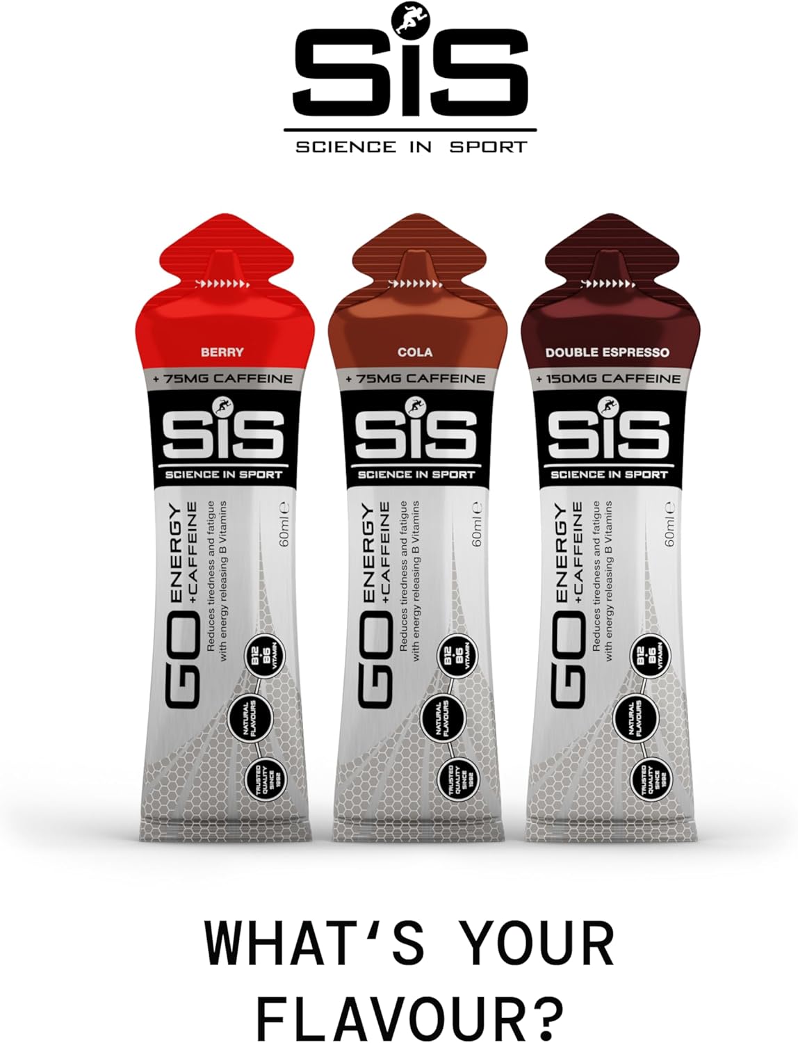 SIS Cafeïne Energy Gels