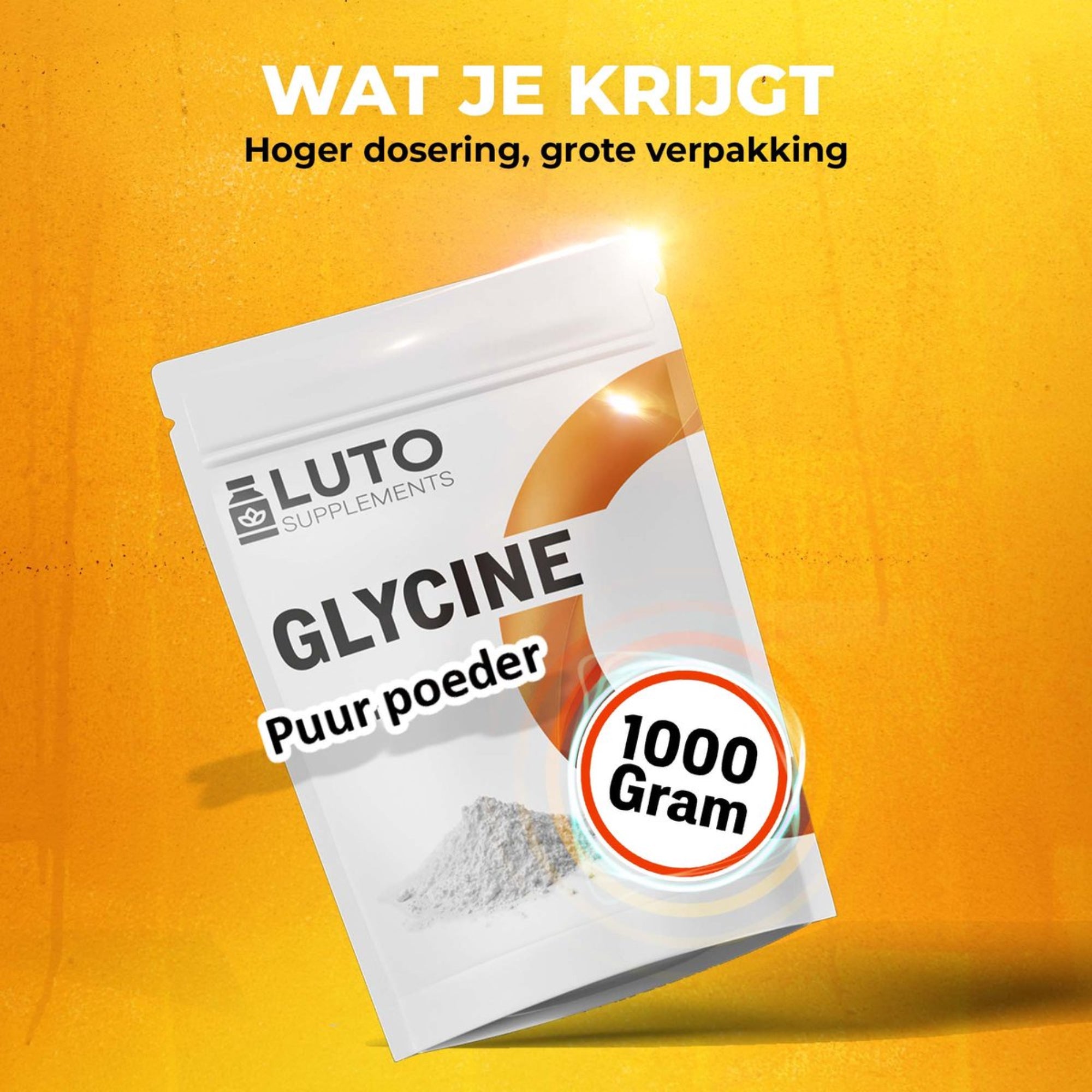 Glycine Poeder | 1000g | LUTO Supplements