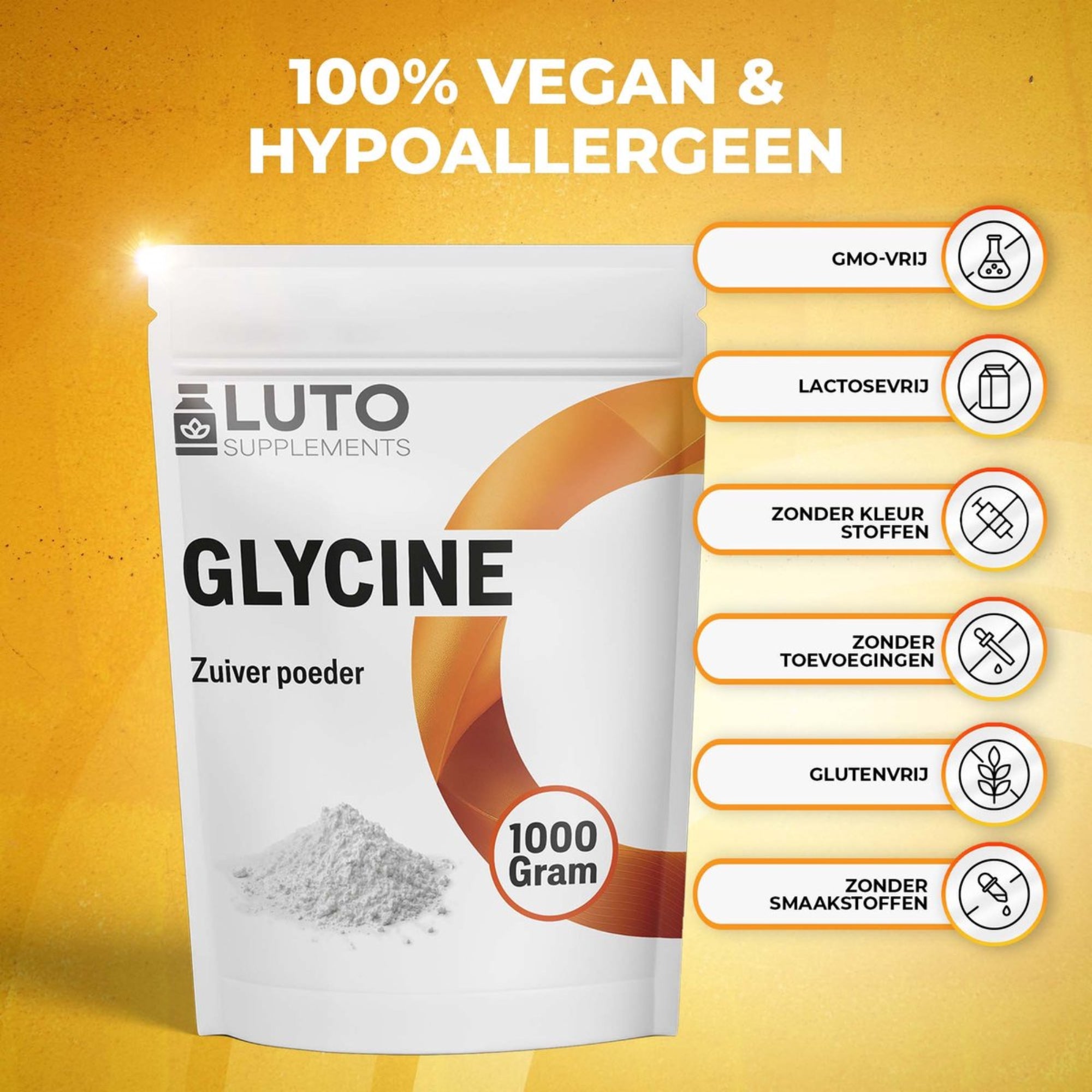 Glycine Poeder | 1000g | LUTO Supplements