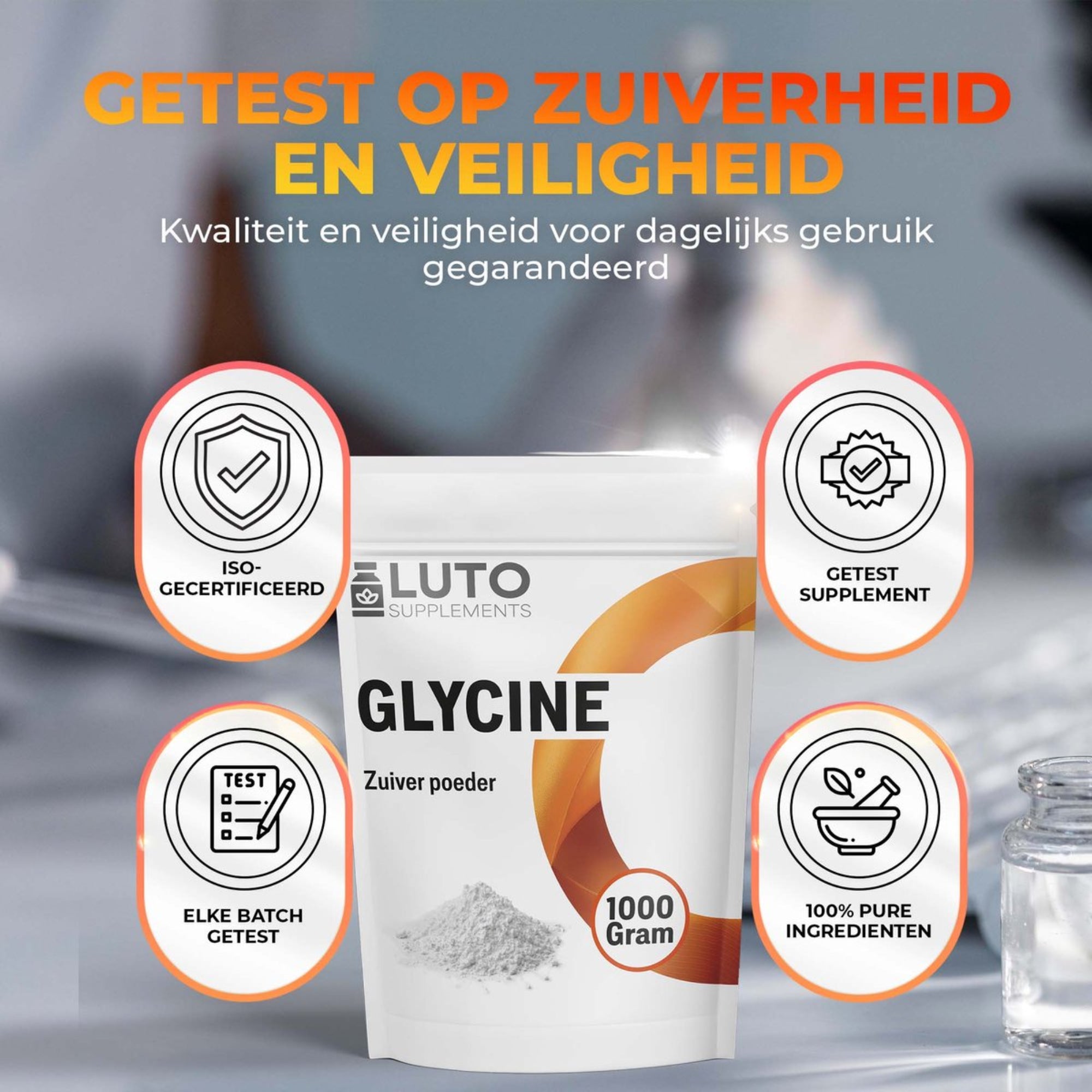 Glycine Poeder | 1000g | LUTO Supplements