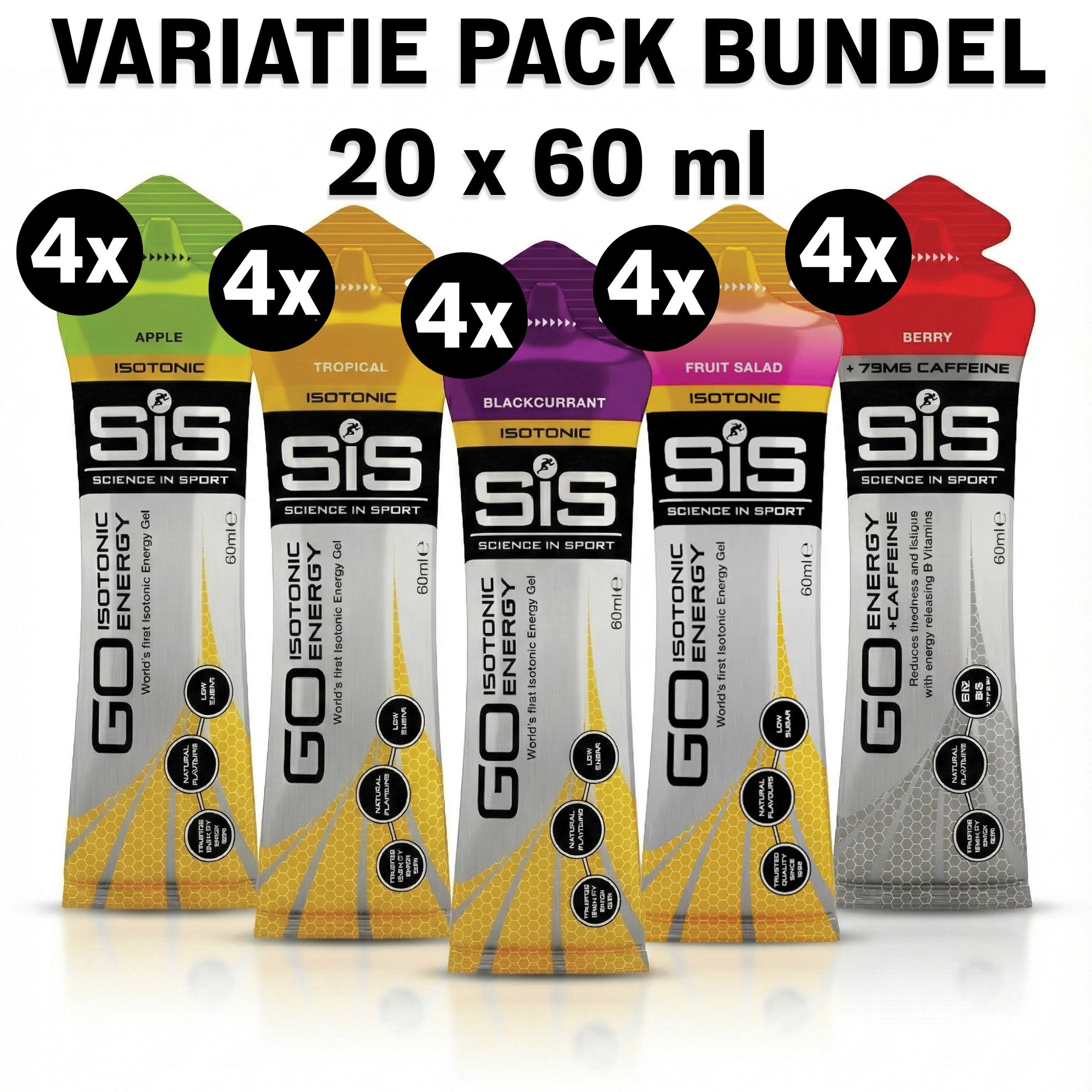 SiS GO Isotonisches Energiegel-Sortiment
