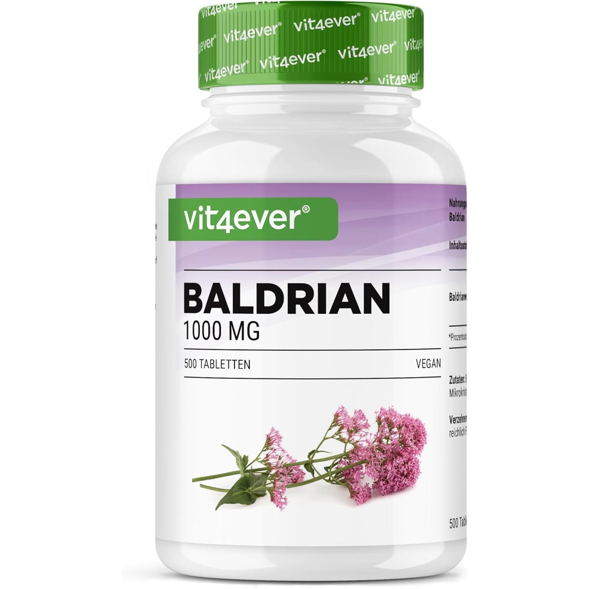 Vit4ever Valeriaan 500mg 500 tabletten - kruidensupplement | kopen in Nederland en België