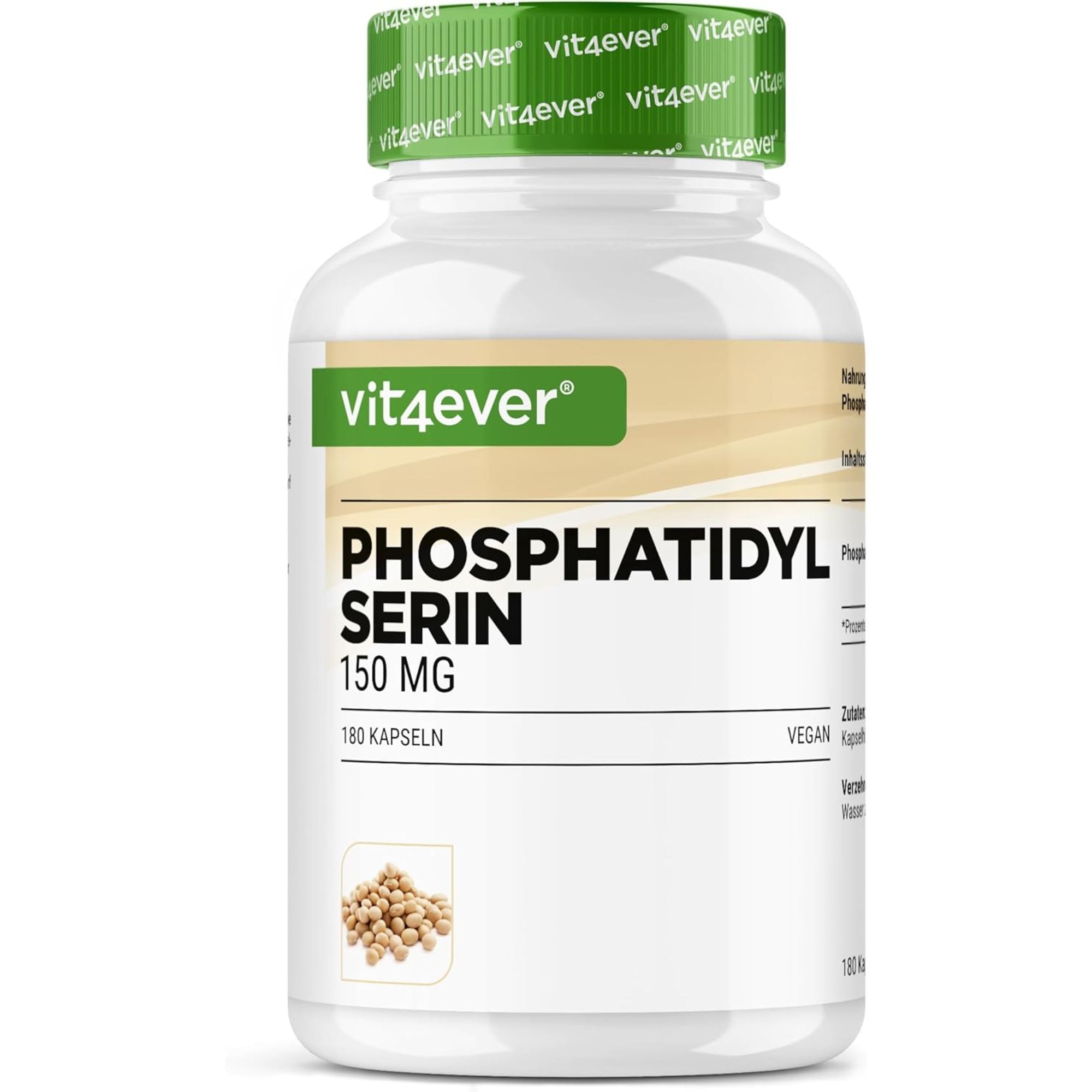 Vit4ever Fosfatidylserine 150mg 180 capsules - voedingssupplement | kopen in Nederland en België