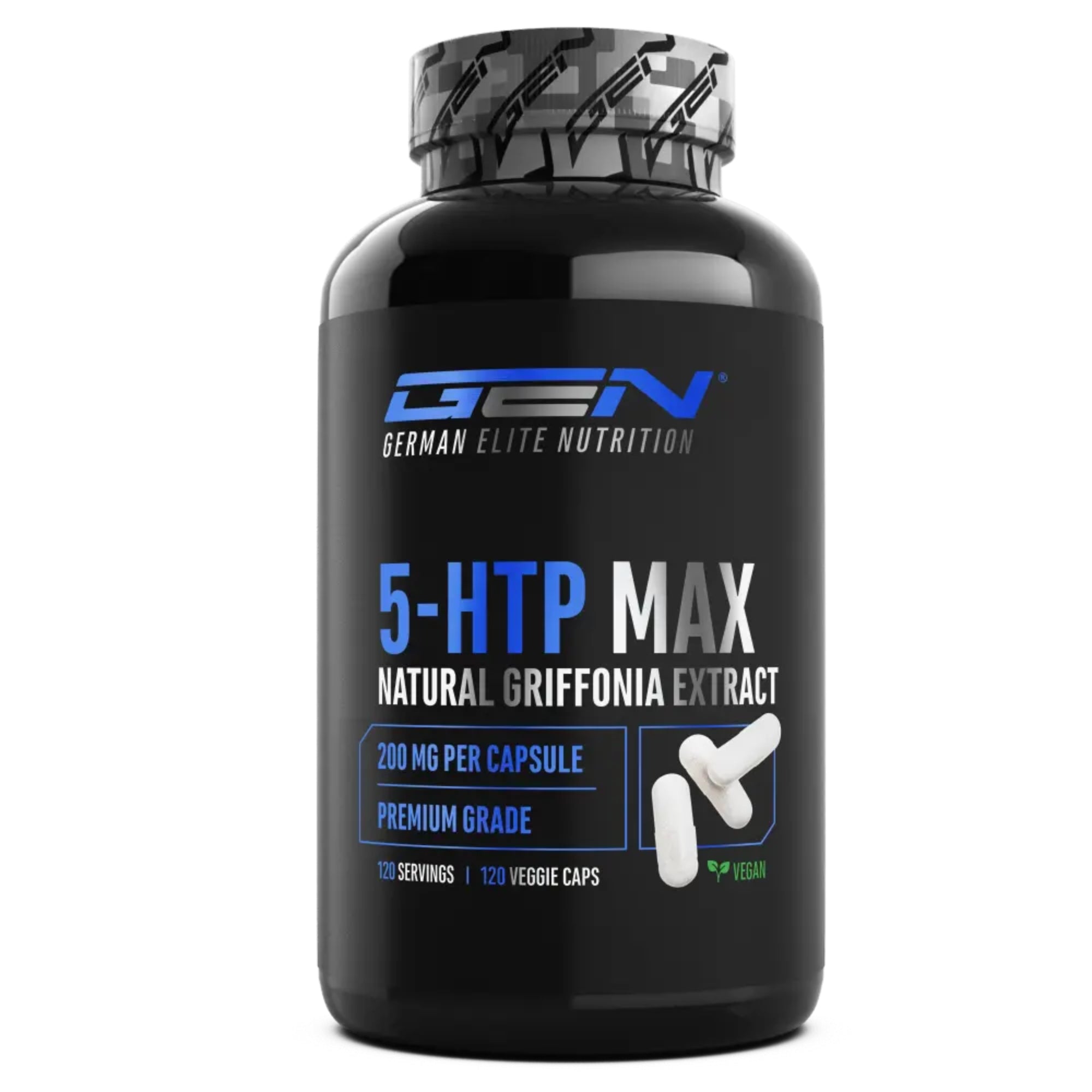 5-HTP MAX (Griffonia simplicifolia) 200 mg | 120 Kapseln | German Elite Nutrition