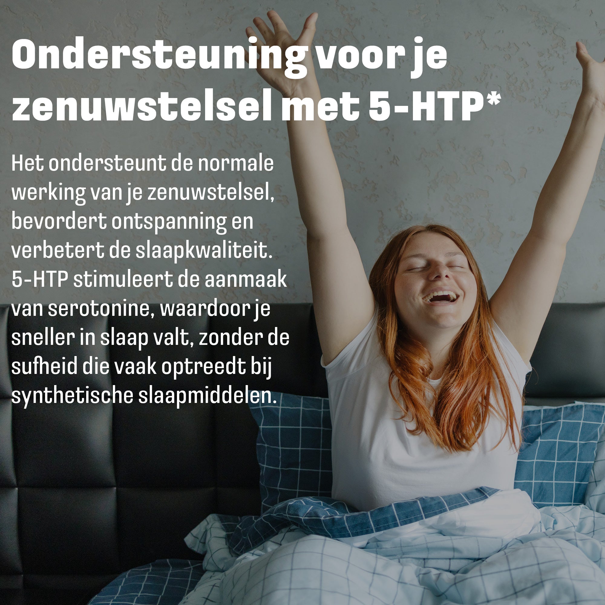 5-HTP 375mg + Vitamine B6 | 60 capsules | LUTO Supplements