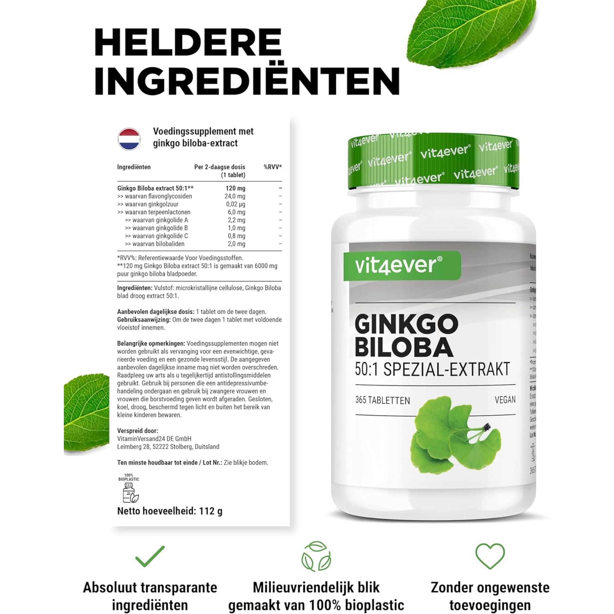 Vit4ever Ginkgo biloba 6000