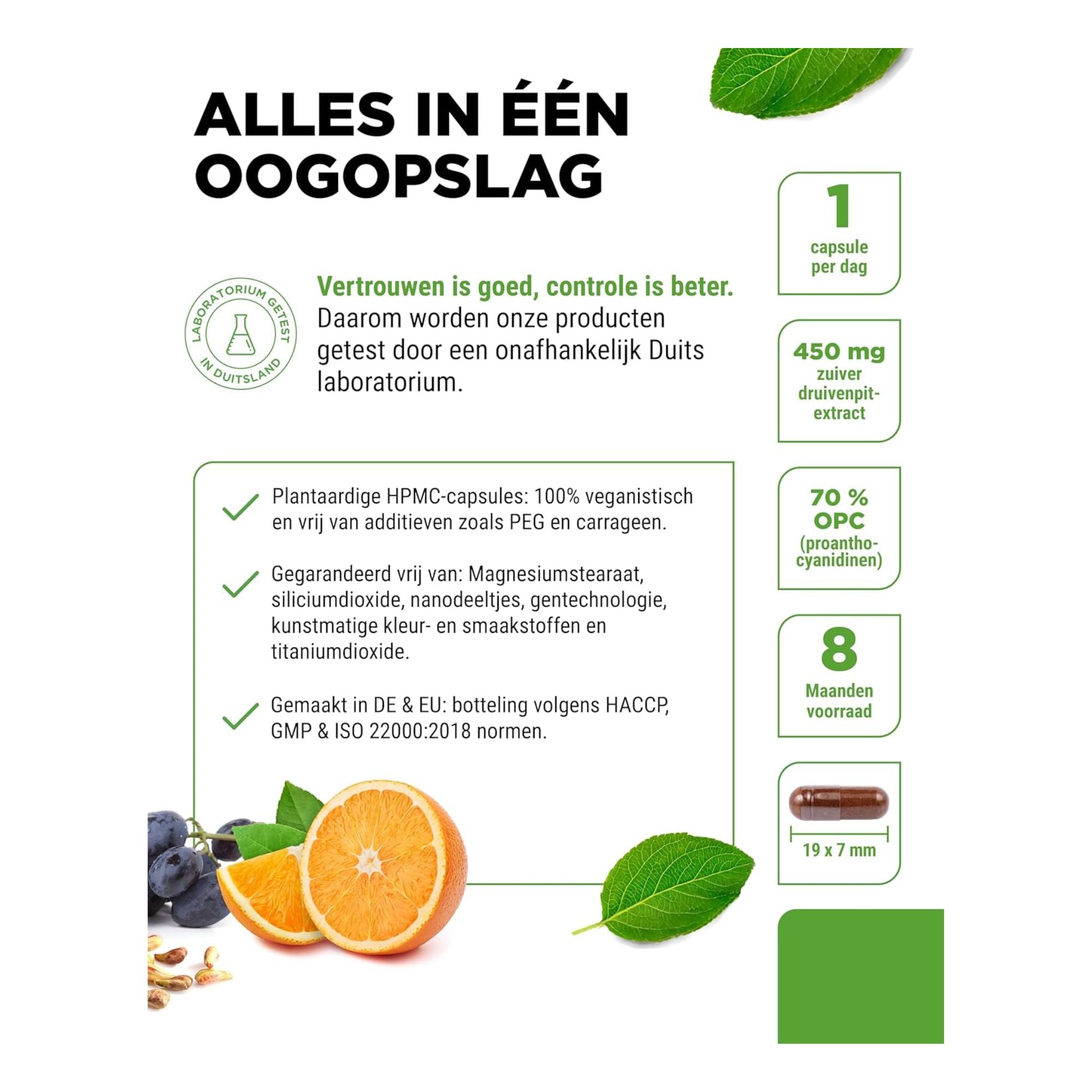 vit4ever Traubenkernextrakt + Vitamin C