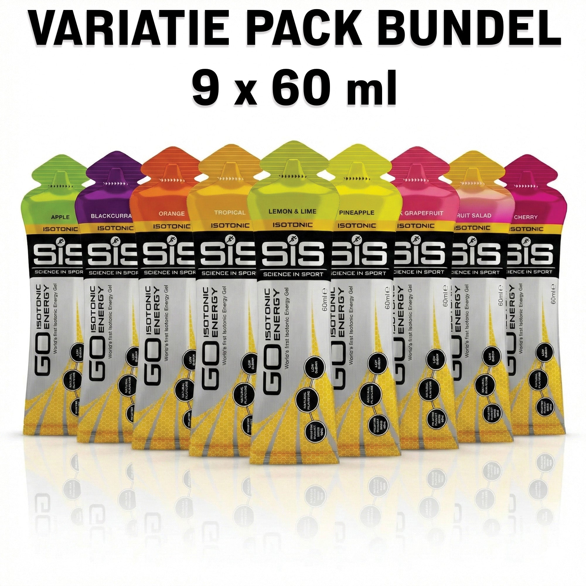 SiS GO Isotonic Energy Gel Variety Pack