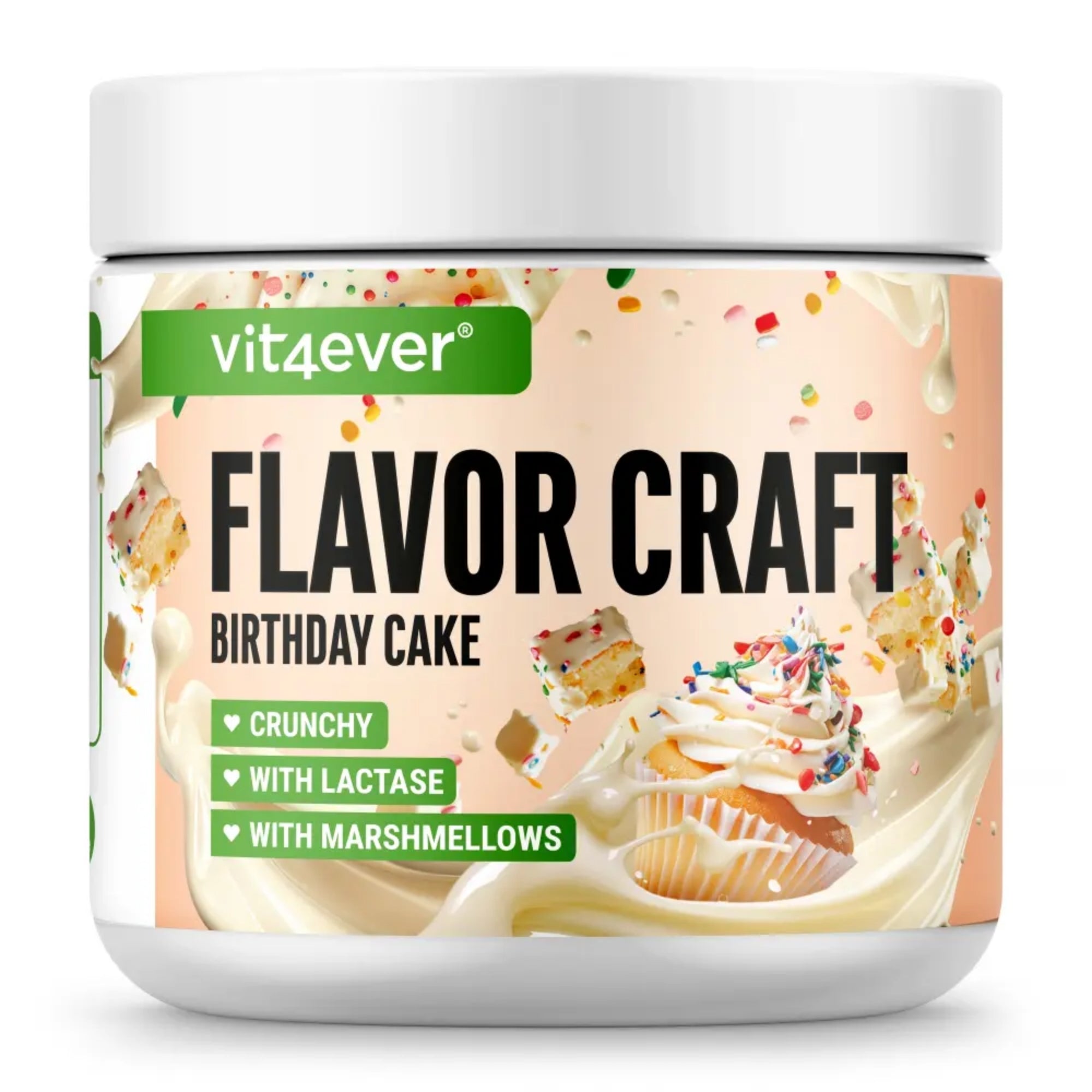 Vit4ever Flavor Craft Verjaardagstaart smaakpoeder 250g | kopen in Nederland en België