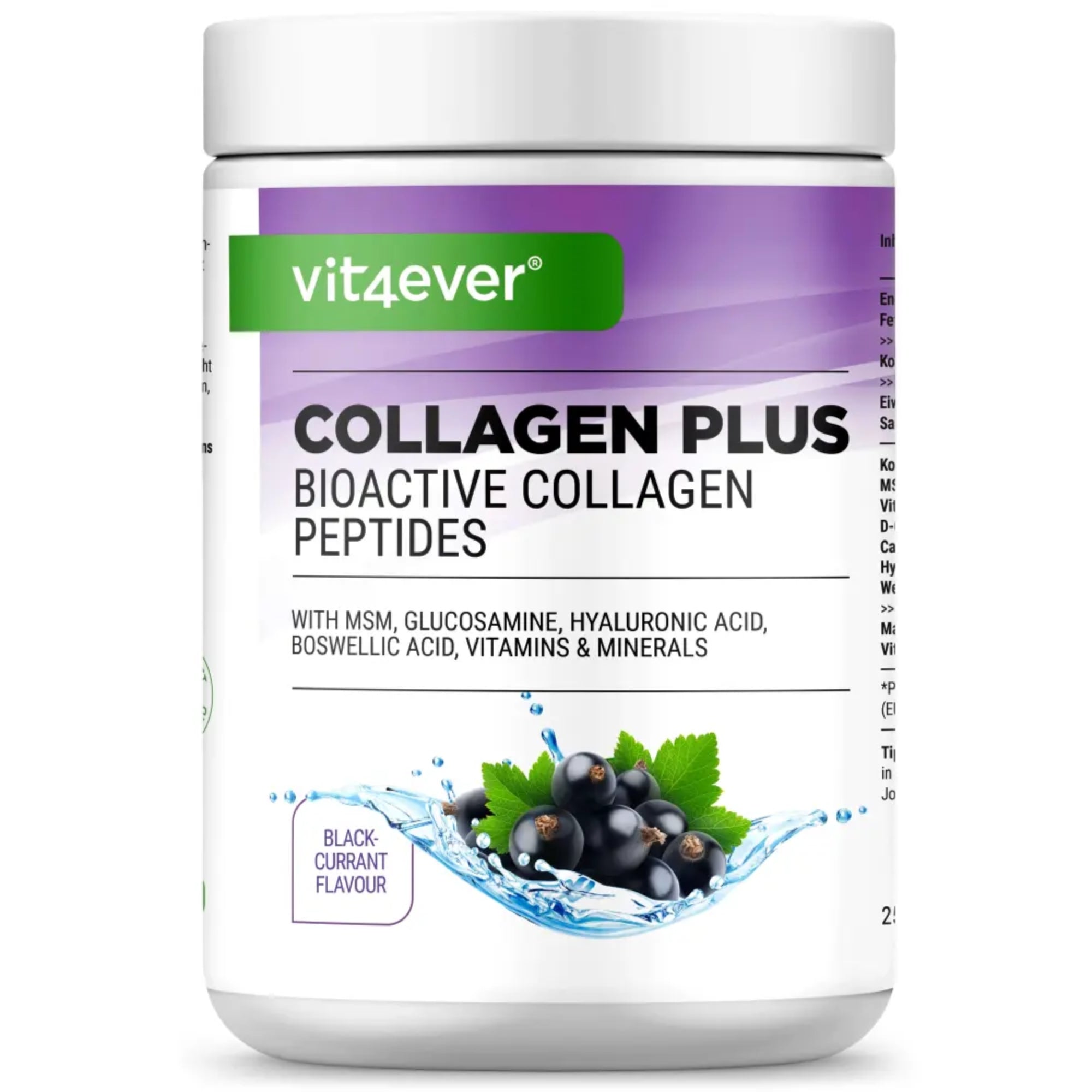 Collageen Plus Poeder | 500g | Vit4ever