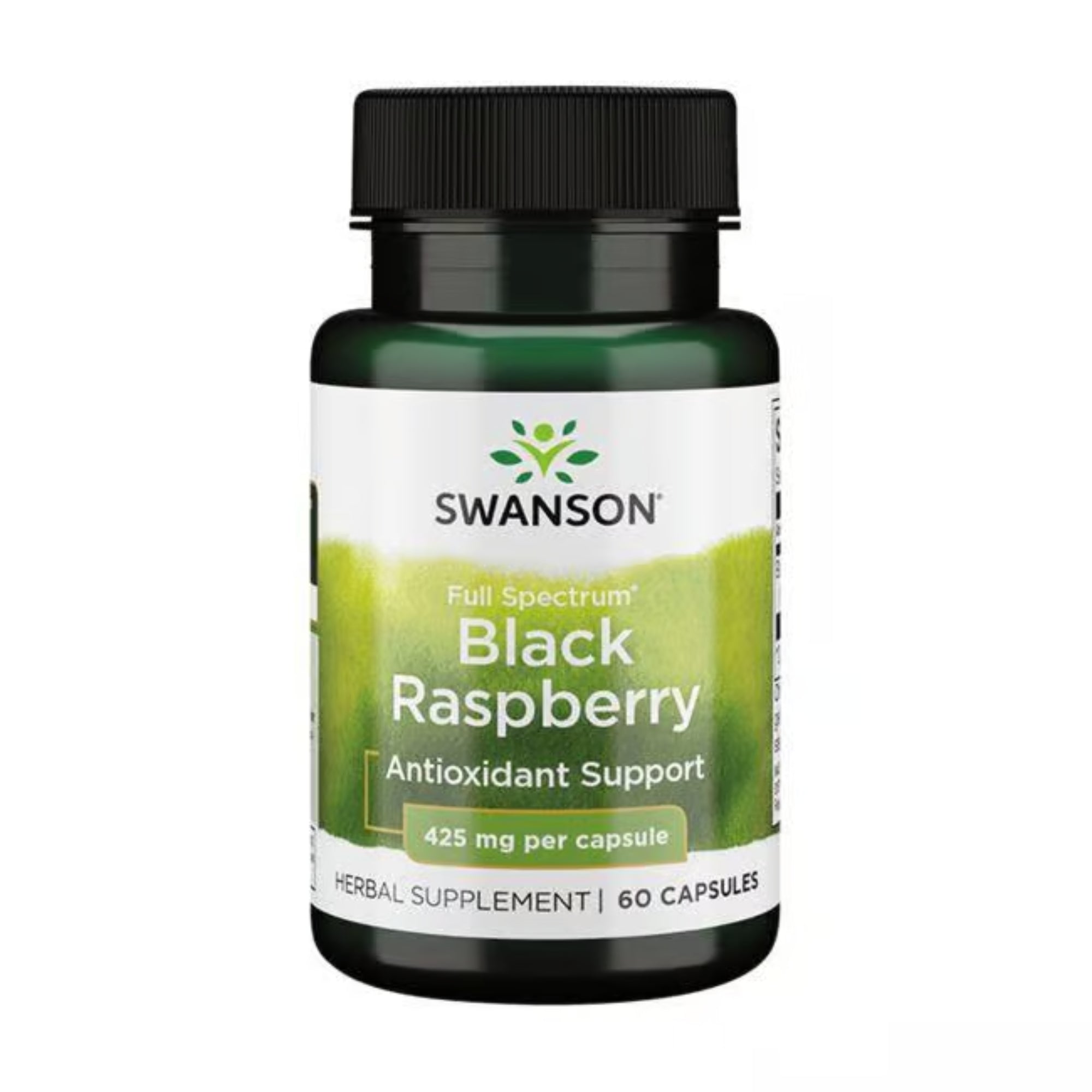 Schwarze Himbeere (Full Spectrum Black Raspberry 425 mg) | 60 Kapseln | Swanson