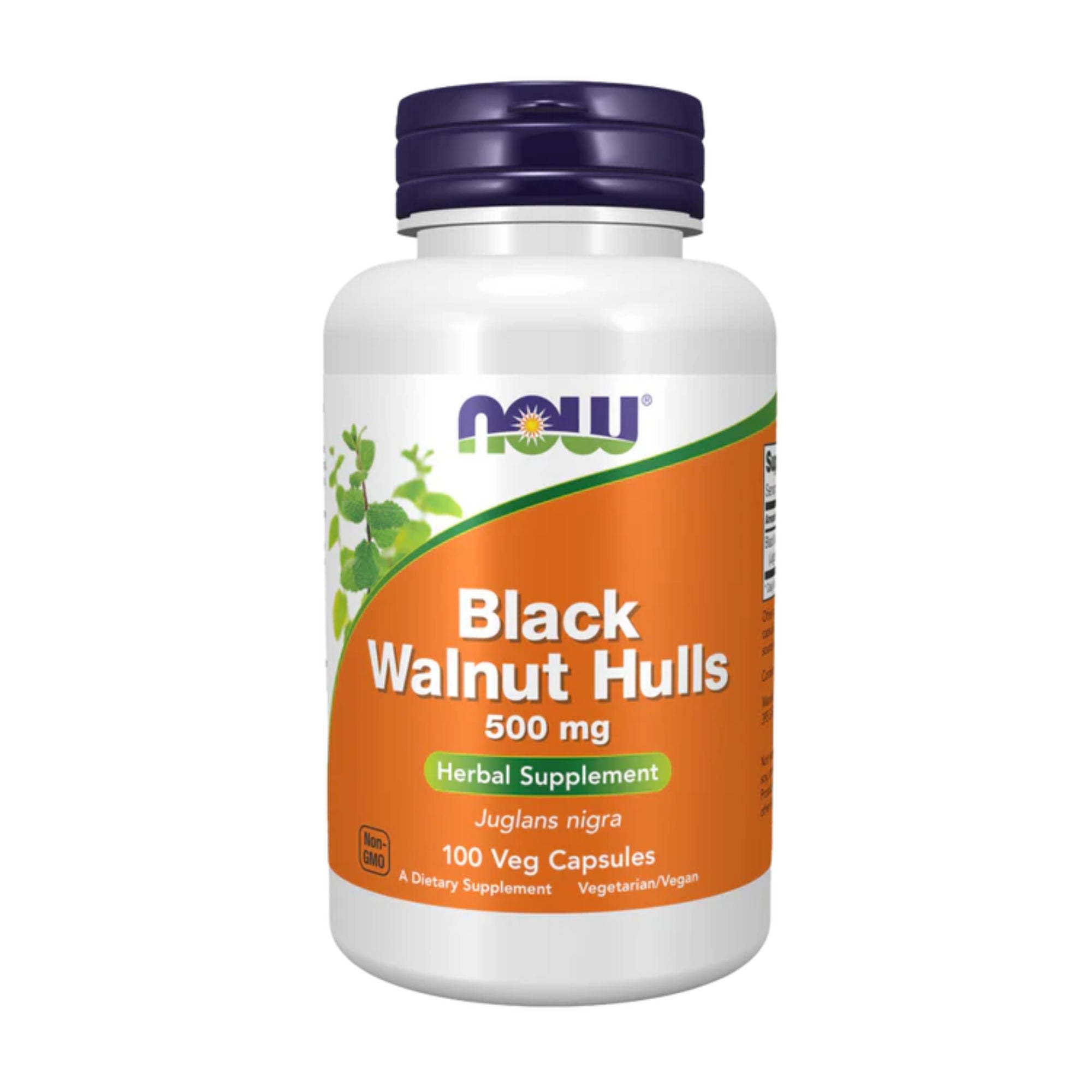 Now foods | Antioxidant | Black Walnut Hulls | Junglas Nigra | 500mg | 100 Capsules | Zwarte Walnootboom