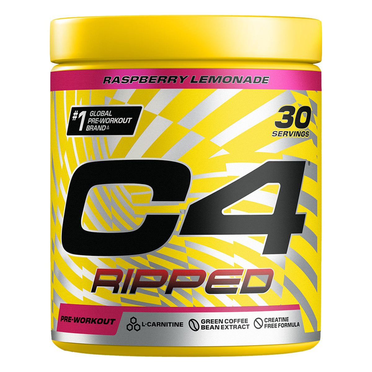 C4 Ripped Pre-Workout Raspberry Lemonade - 192 Gram - Cellucor