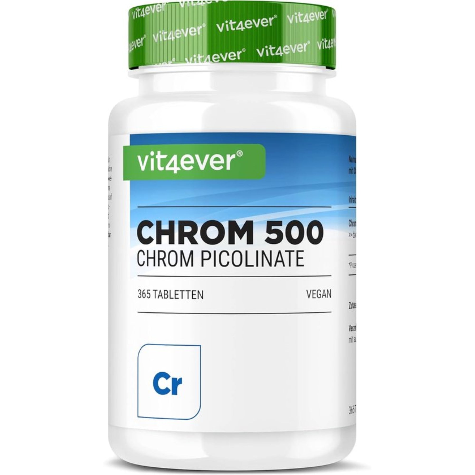 Chroom Picolinaat 200 mcg | 365 Tabletten | Vit4ever