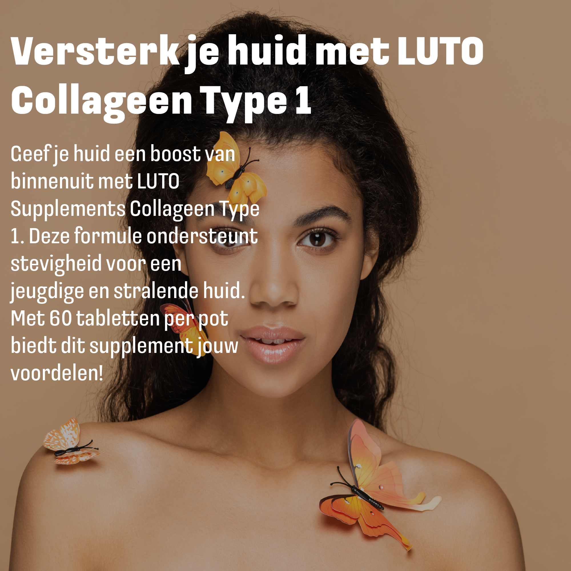 Collageen Plus | Type 1 | 60 tabletten | LUTO Supplements