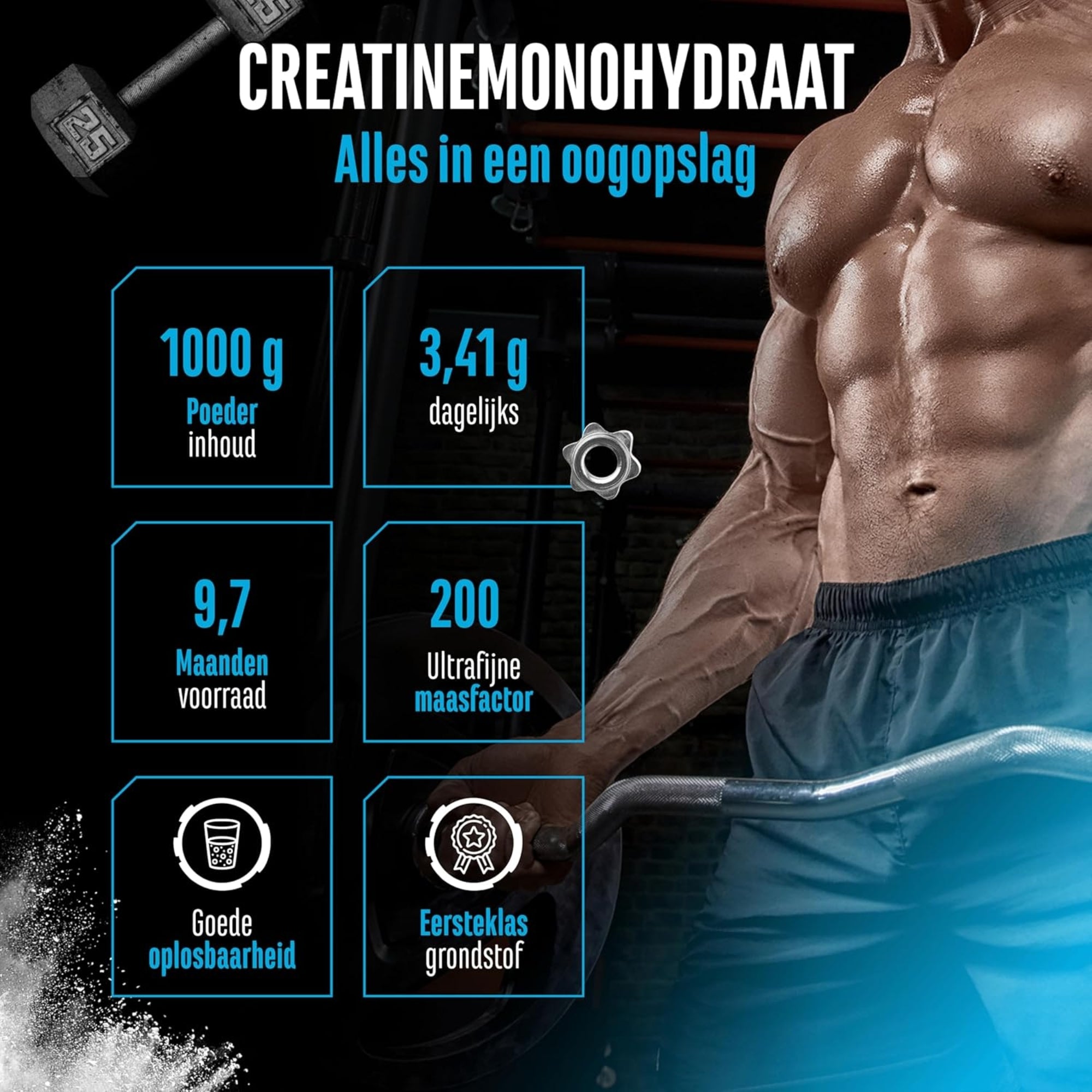 Creatine Monohydraat | German Elite Nutrition