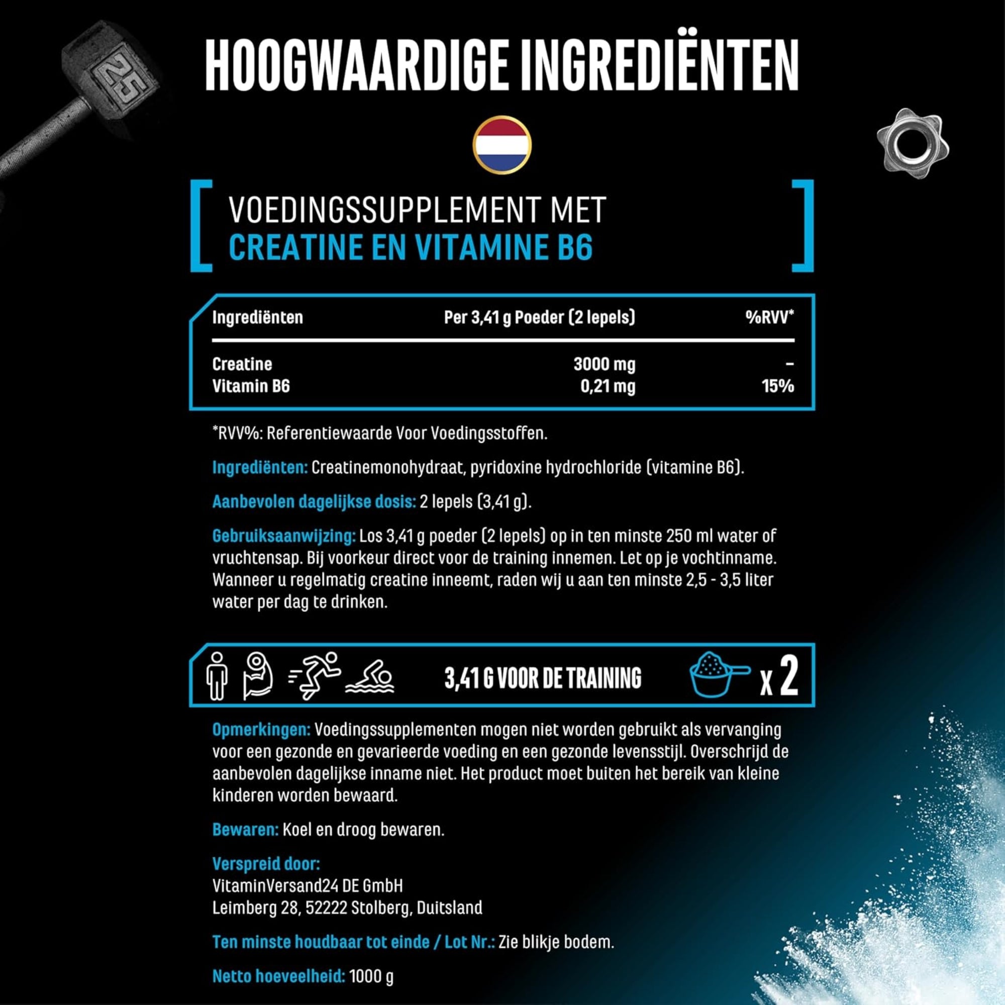 Creatine Monohydraat | German Elite Nutrition