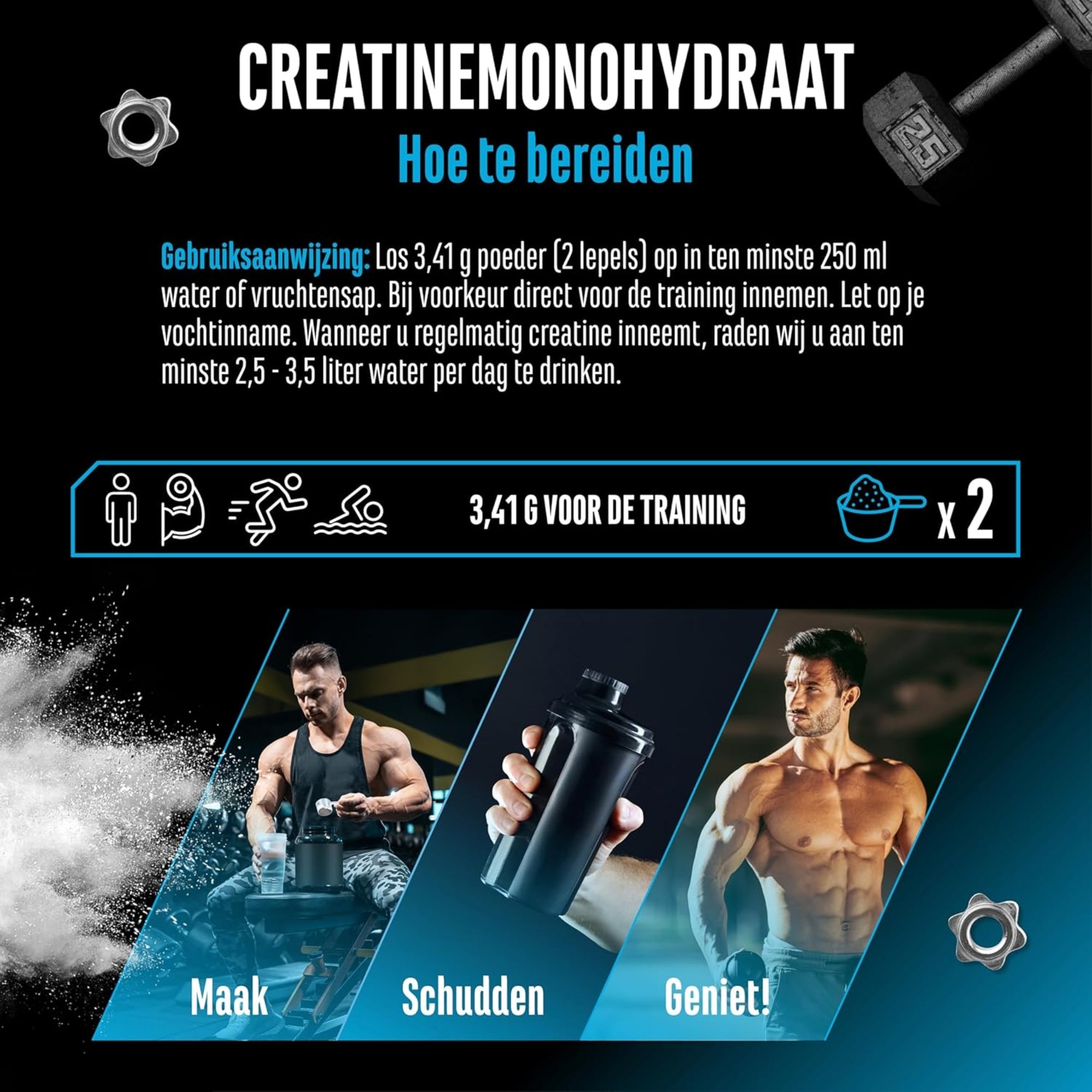 Creatine Monohydraat | German Elite Nutrition