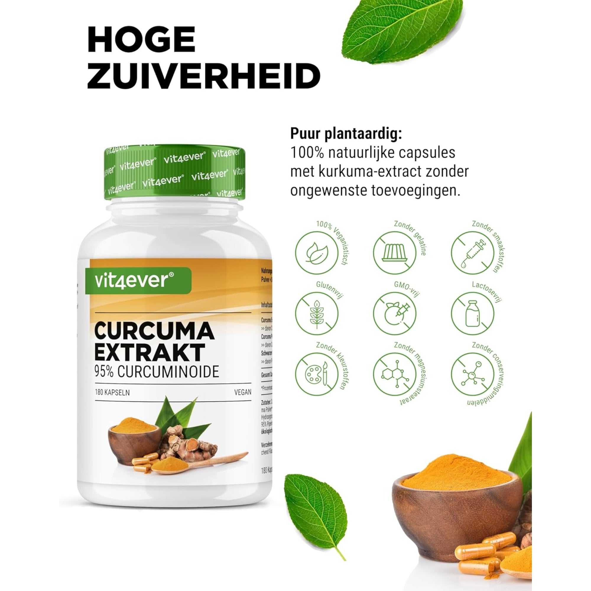 Kurkuma extract intens USP Vit4ever