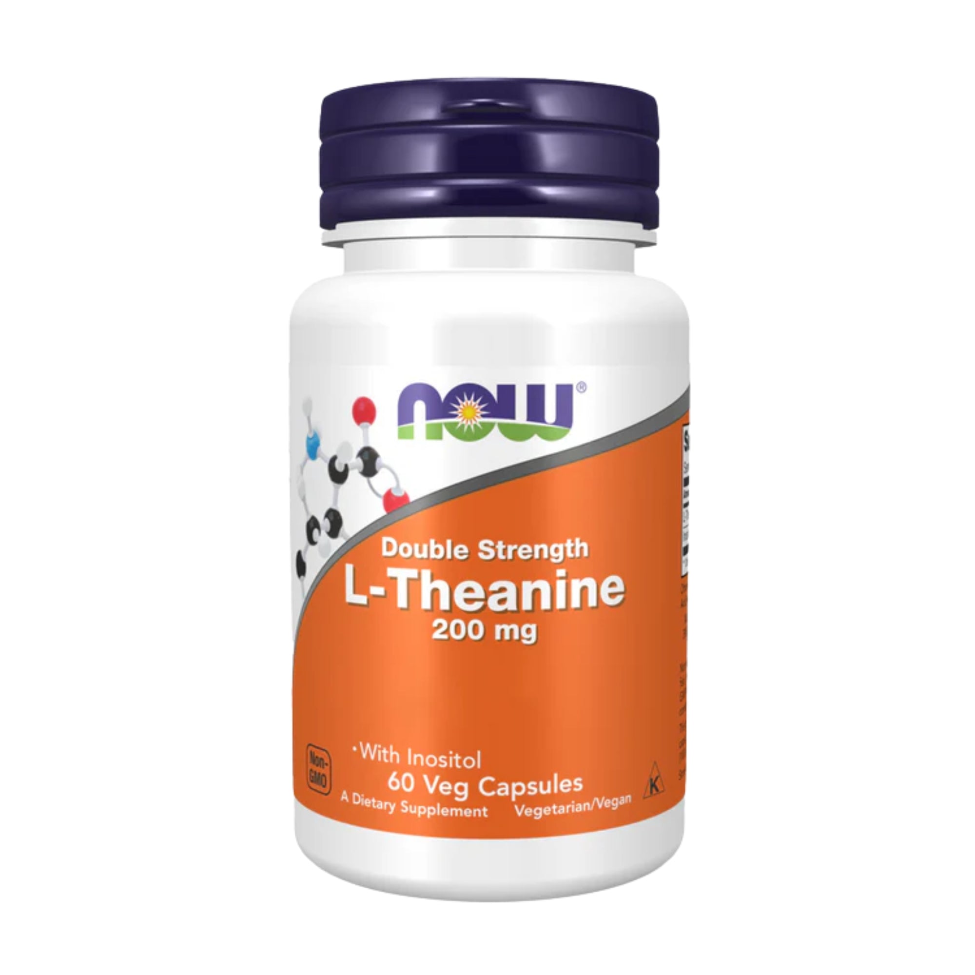 L-Theanin 200 mg | 60 vegane Kapseln | NOW Foods