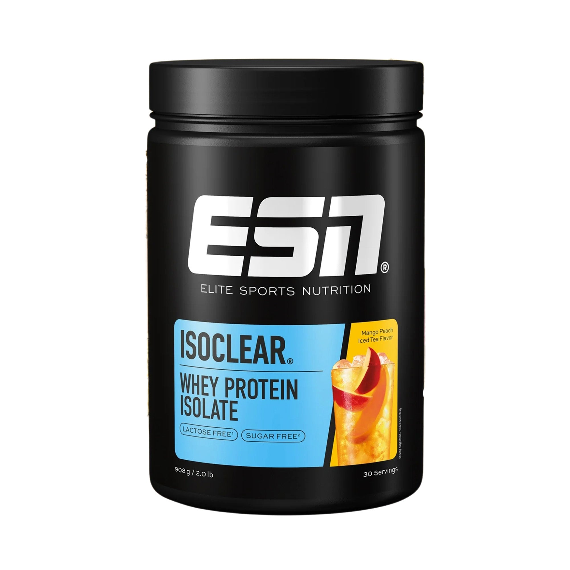 Mango Peach Iced Tea ESN Whey Proteine Isolate Isoclear 30 Servings