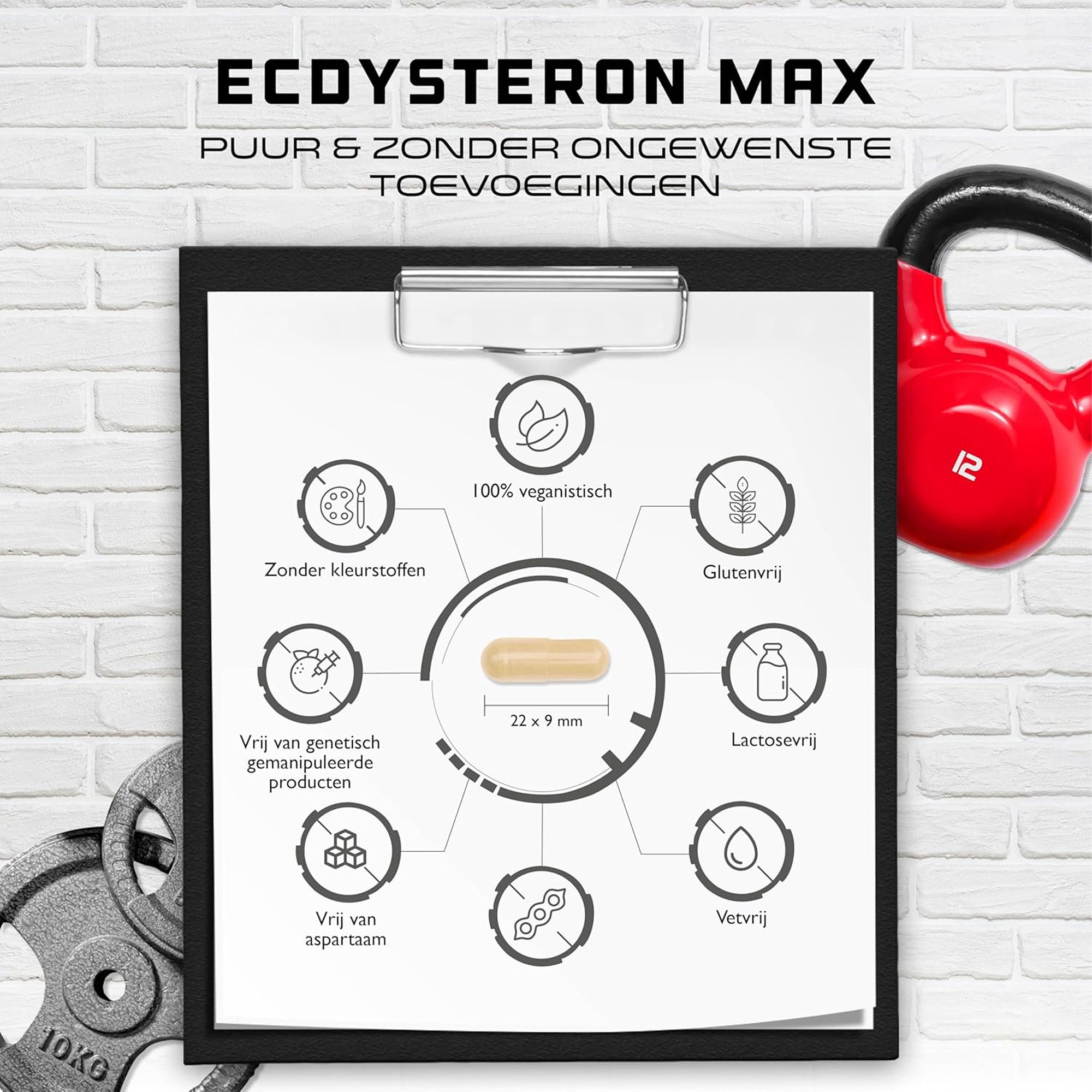Ecdysterone Max - Veganistisch en dopingvrij voedingssupplement.