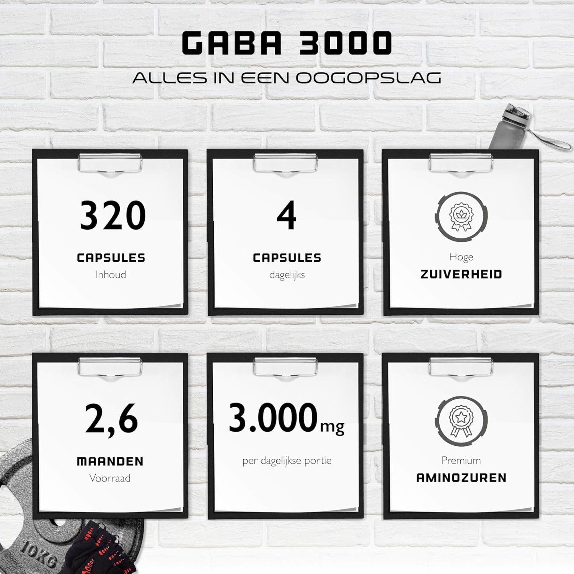 Gaba 3000 aminozuur samenstelling