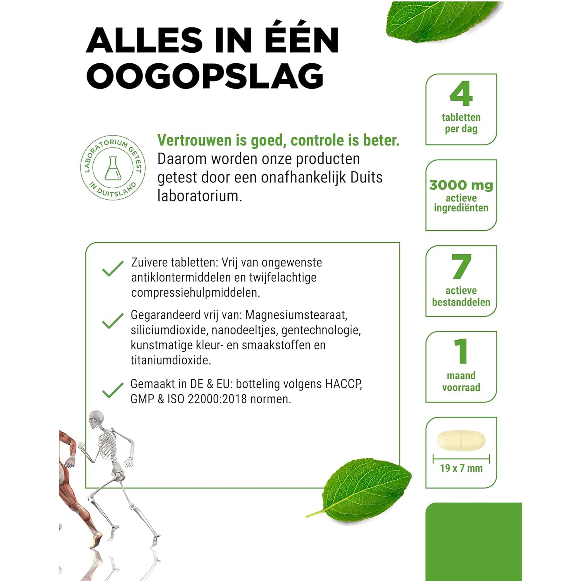 Gewricht en Mobiliteit | 120 tabletten | Vit4ever