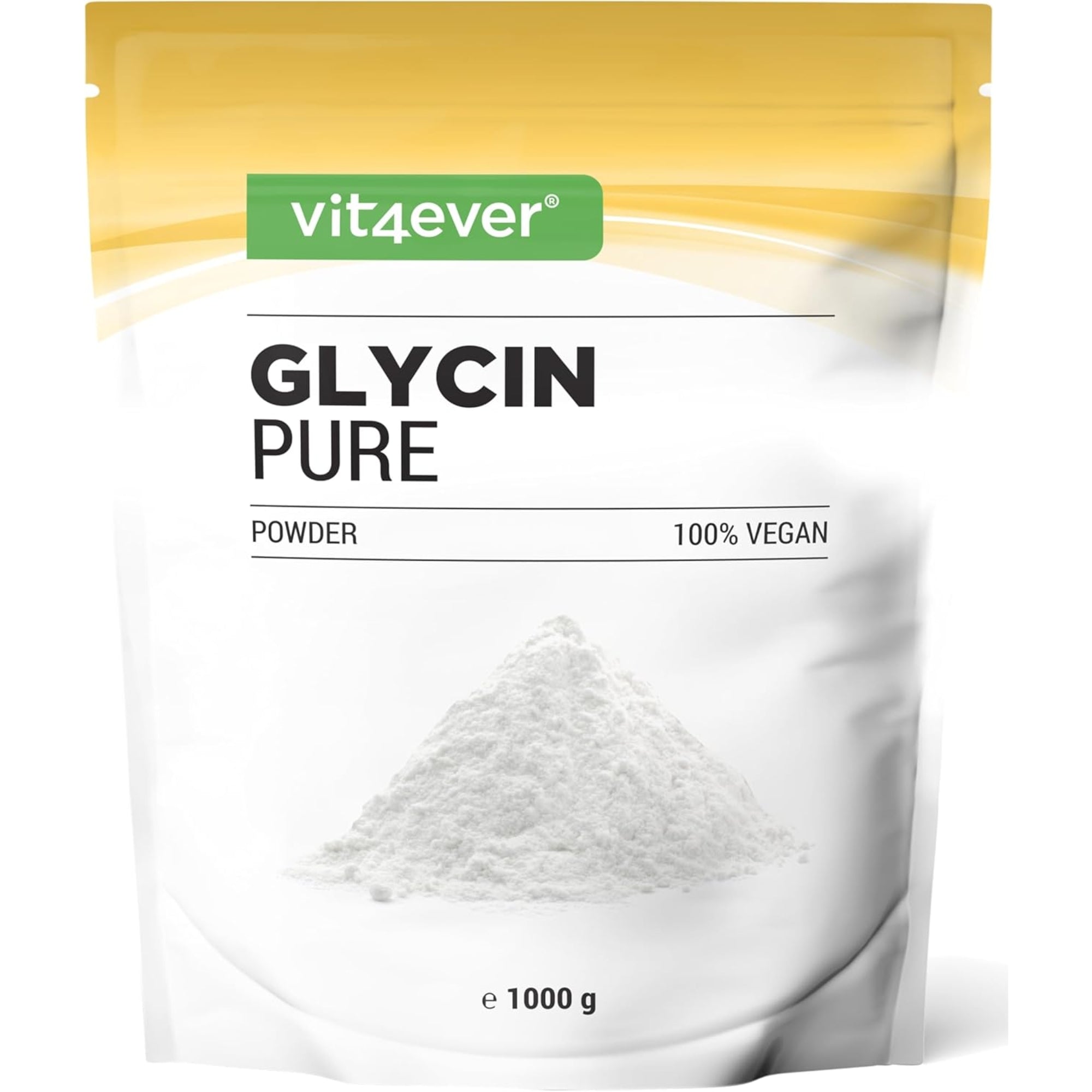 Glycine poeder 100% puur | 1kg | Vit4ever