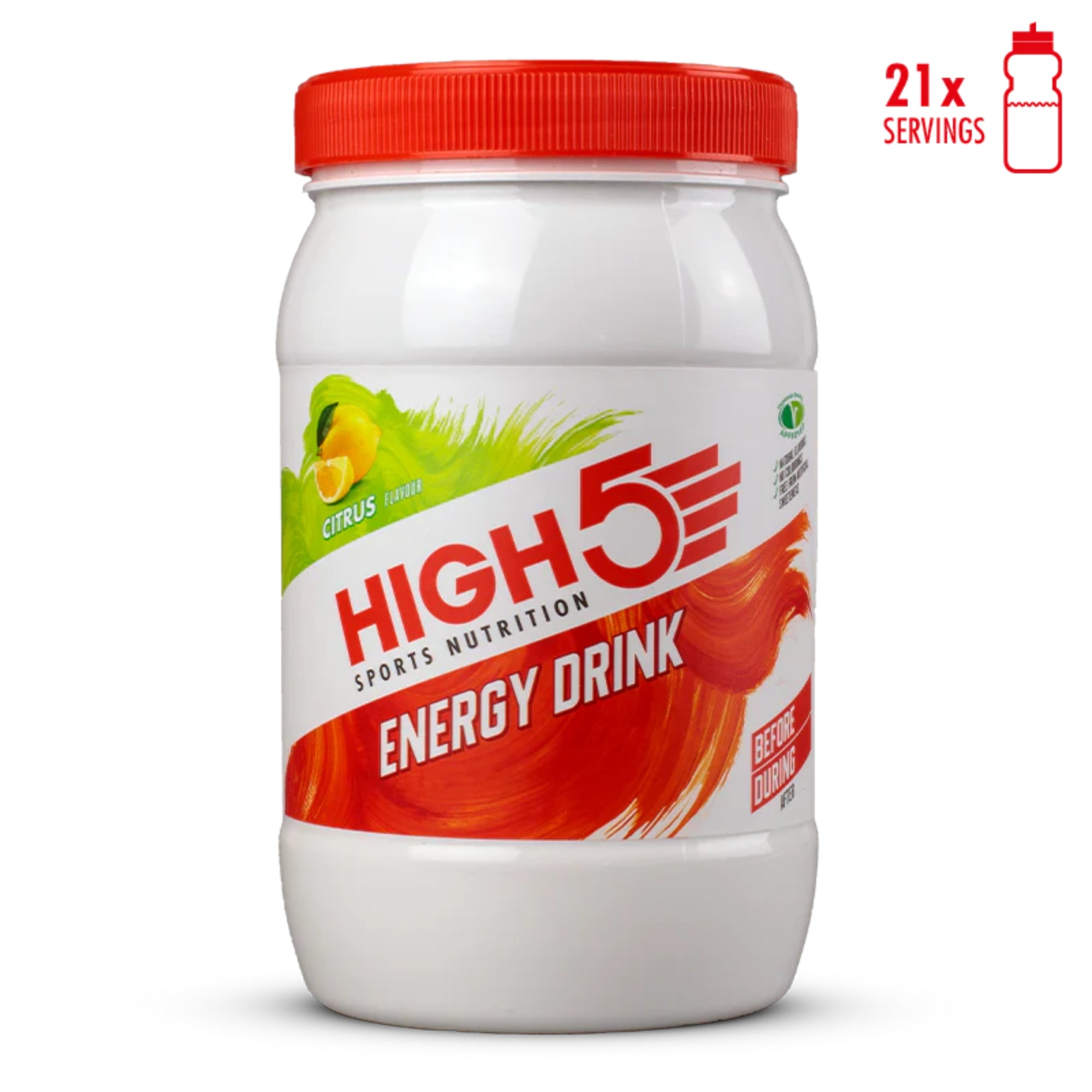 HIGH5 Energy Drink | Koolhydraat-elektrolytenpoeder