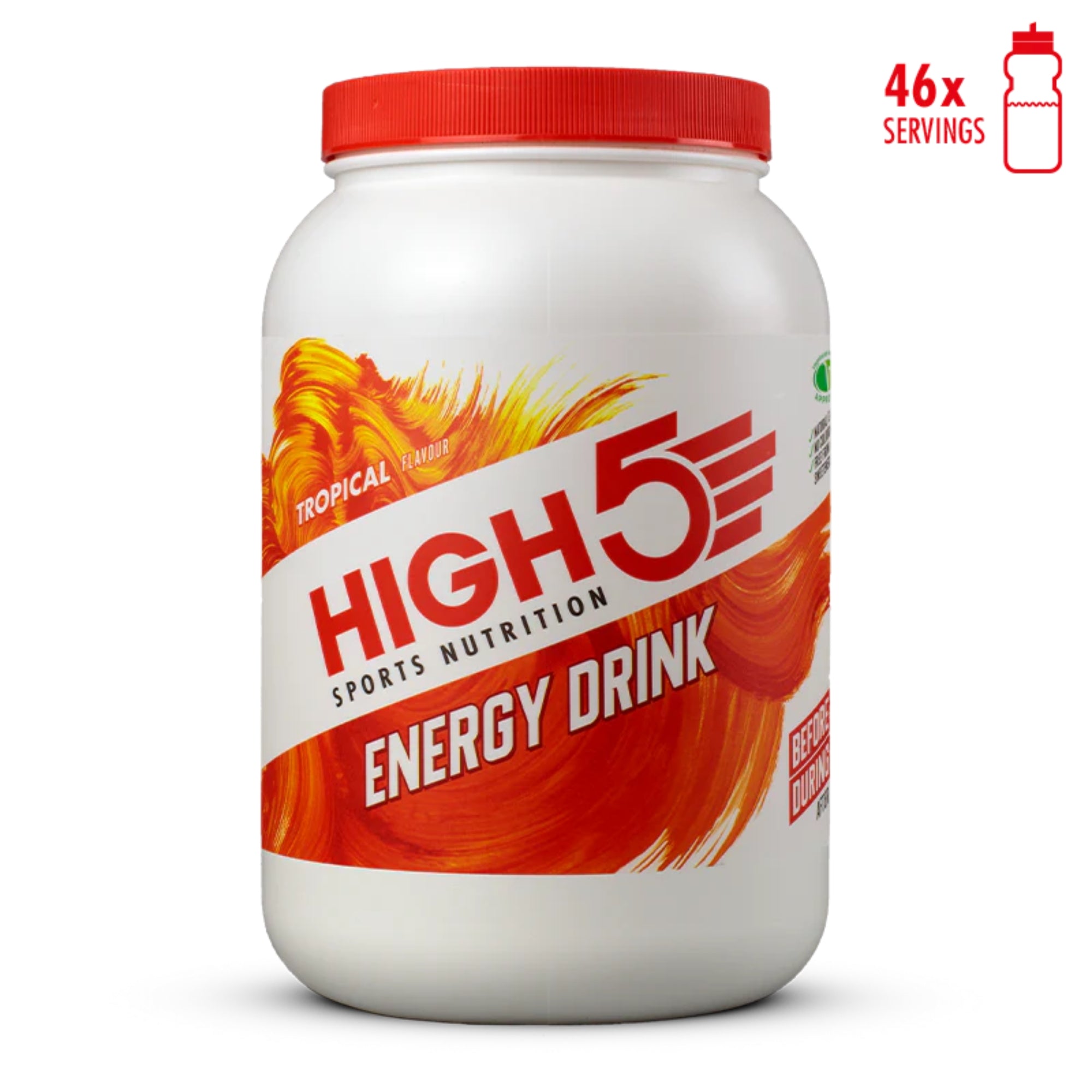 HIGH5 Energy Drink Tropical | Koolhydraat-elektrolytenpoeder