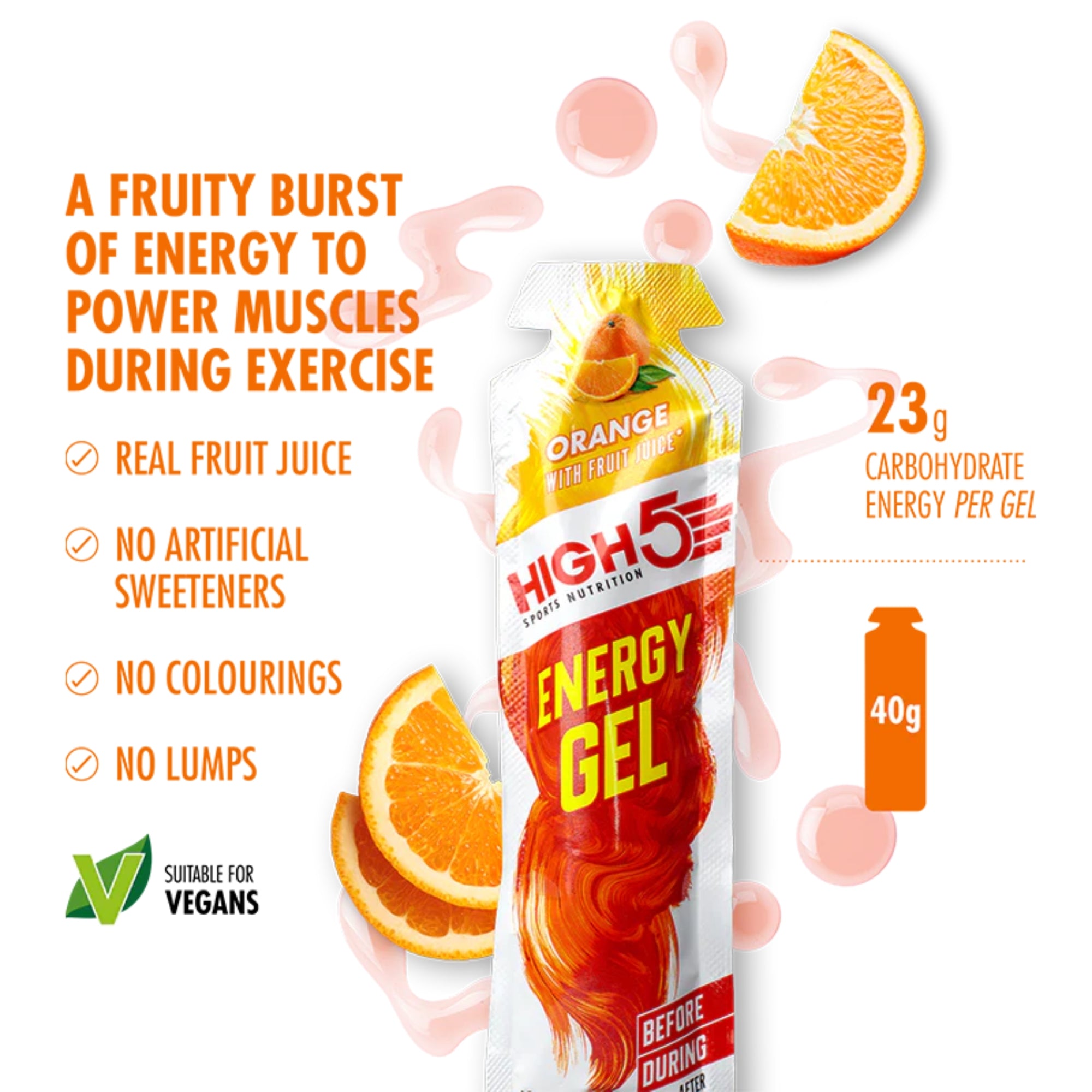 HIGH5 Energy Gel Probierpackung | 8 Gels