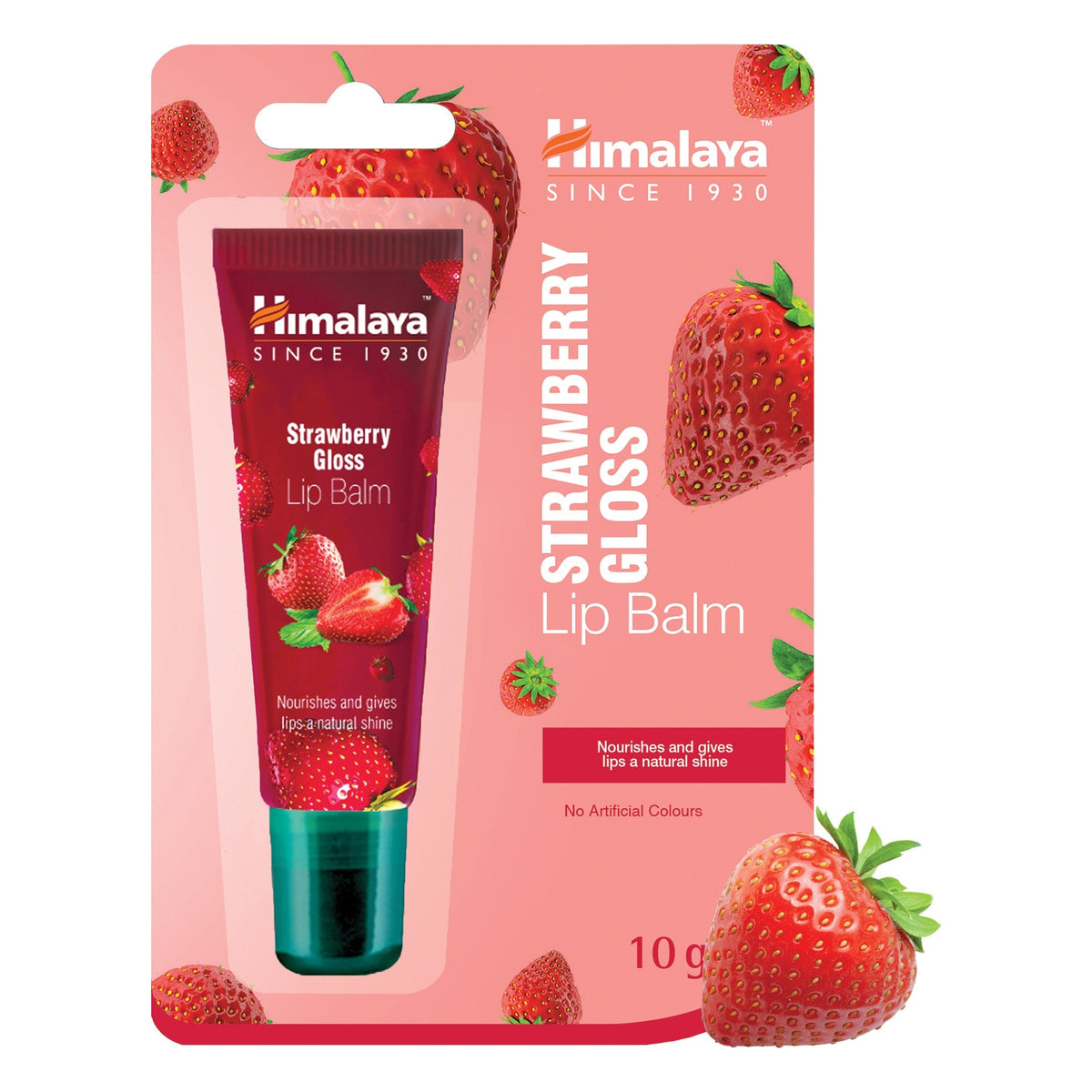 Strawberry Gloss Lip Balm - 10 g - Himalaya
