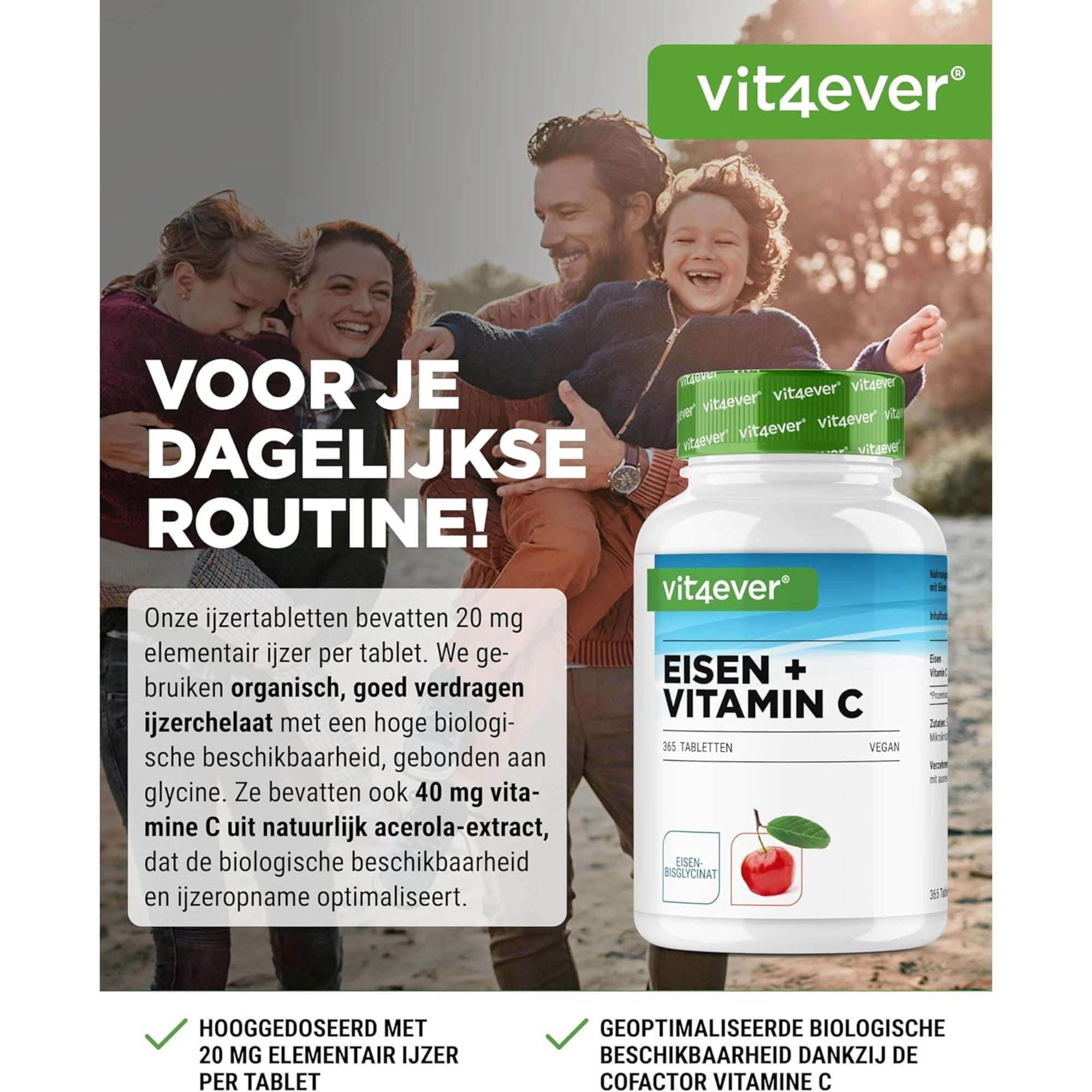 Ijzer + Vitamine C Sfeerfoto