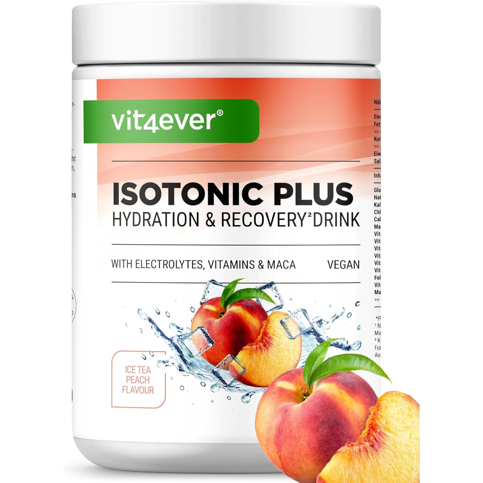 Isotonic Plus Hydration & Recovery Drink (Elektrolytcomplex + B-vitamines) | 1050 g | Vit4ever