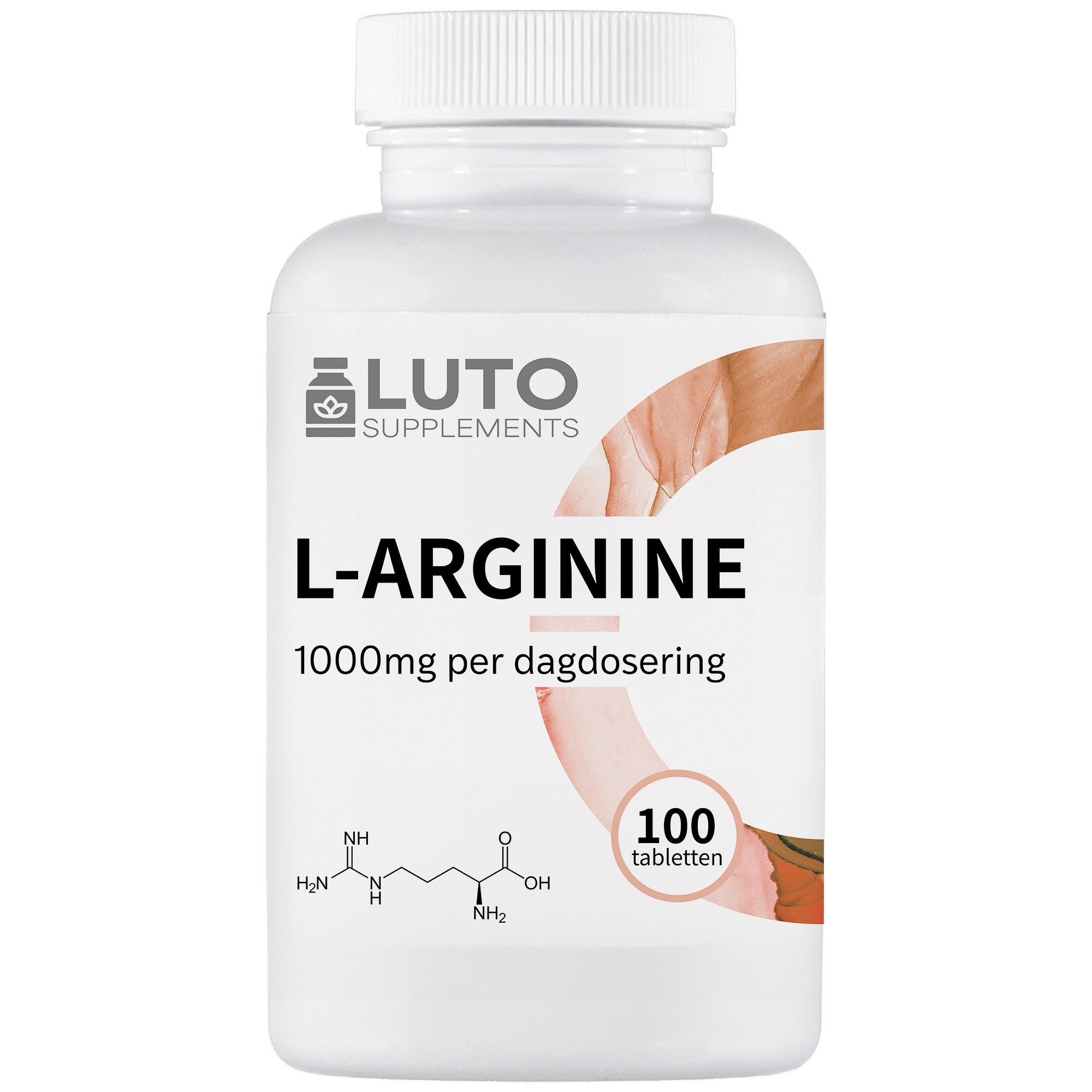 L-Arginine 1000mg | 100 tabletten | LUTO Supplements