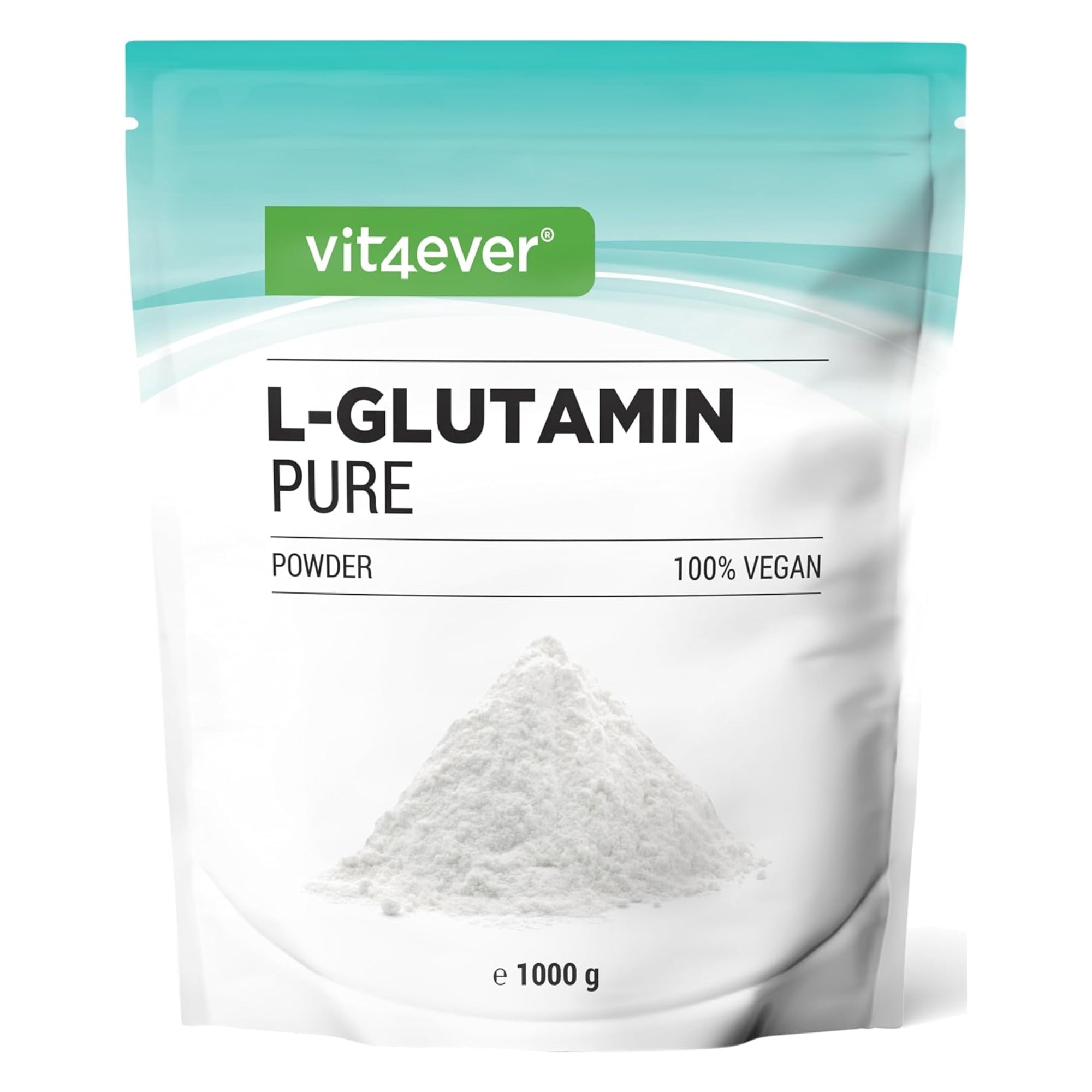 L-Glutamin-Pulver 6000 mg + Vitamin B6 | 1000 g | Vit4ever