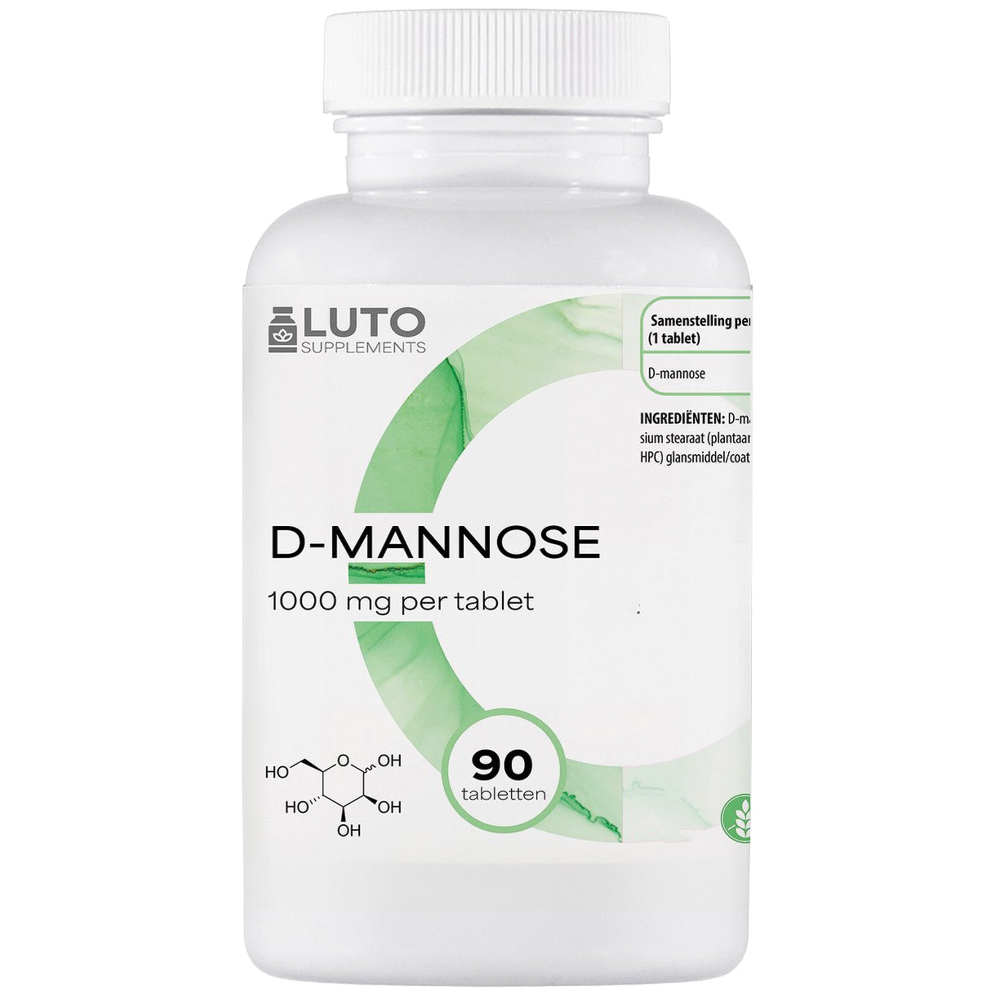 D-Mannose 1000 mg | 90 Tabletten | LUTO Supplements