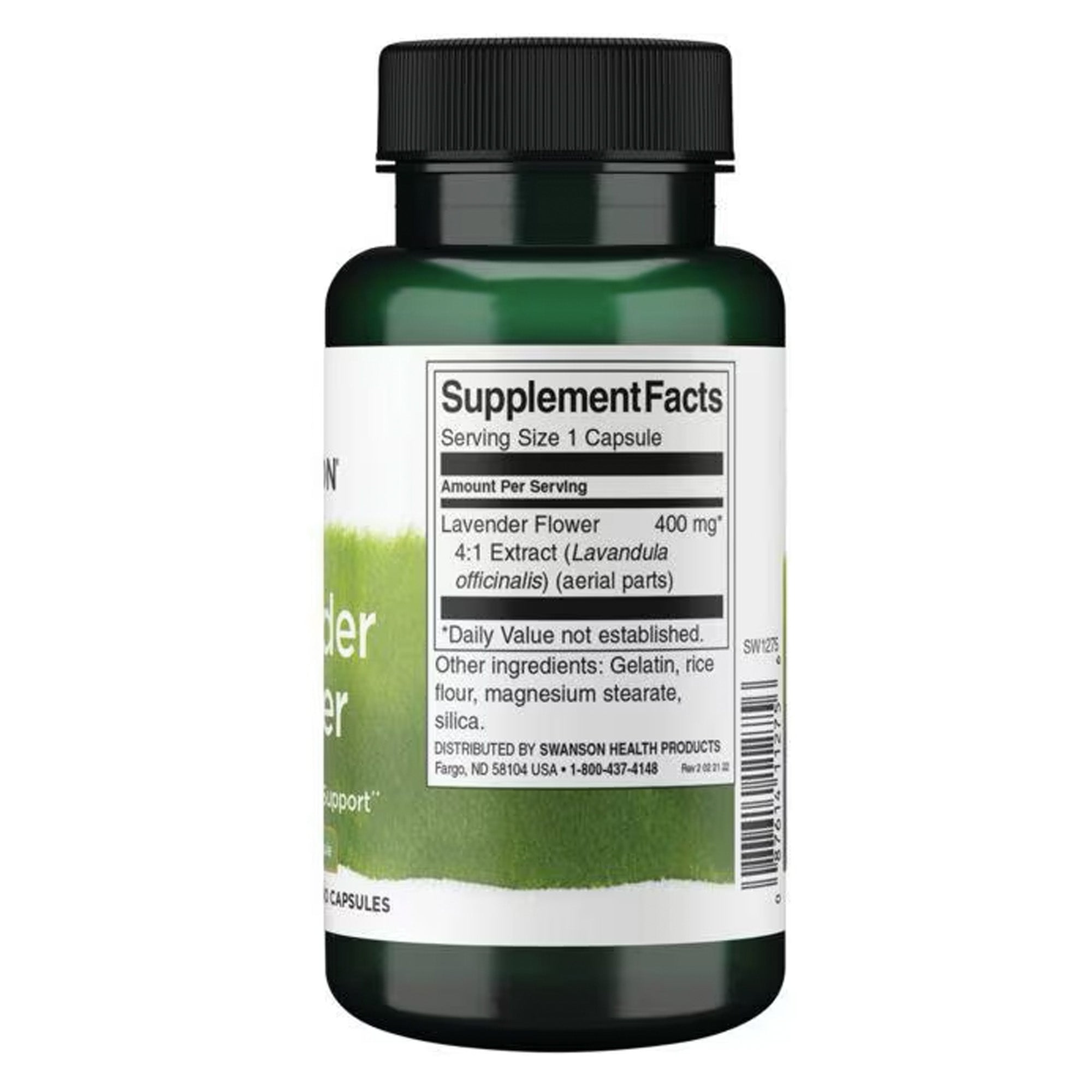 Lavender Flower Extract (Lavandula officinalis) 400mg | 60 capsules | Swanson