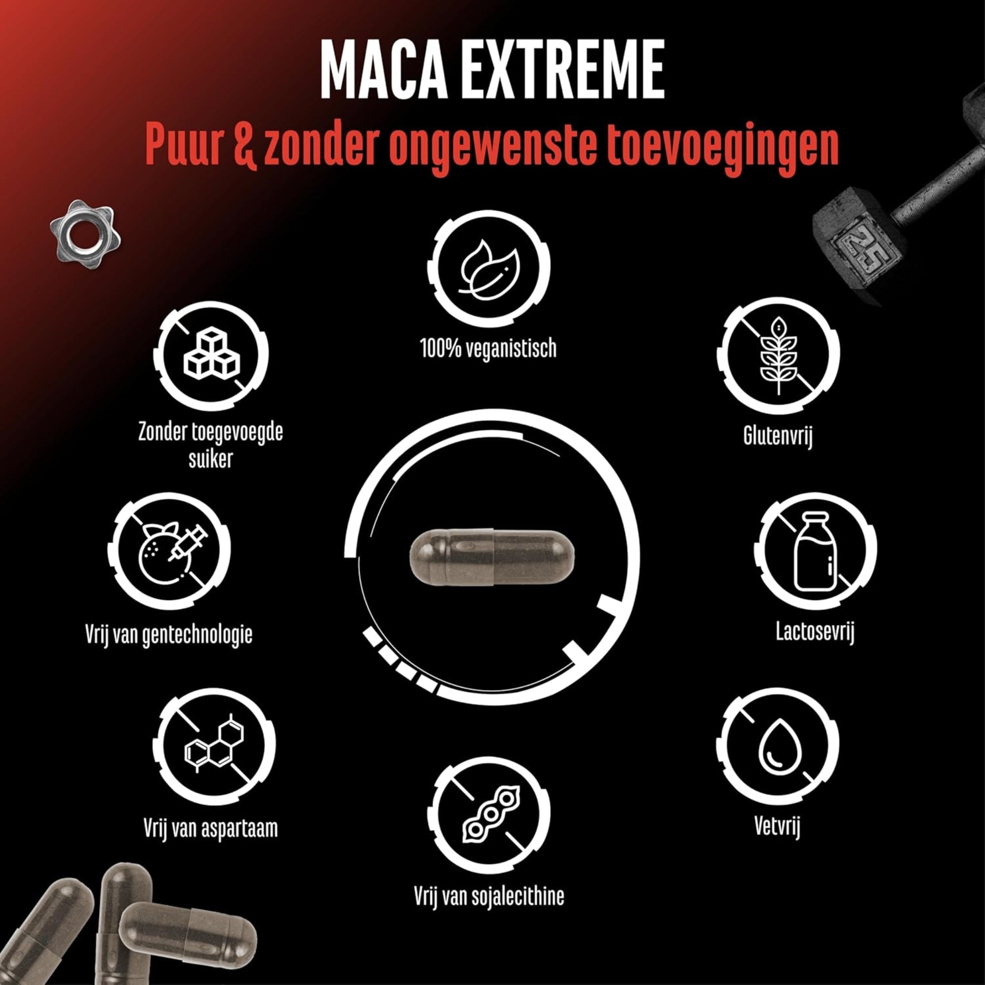 Maca Extreme (Maca-Extrakt 10:1 600 mg) | 365 Kapseln | German Elite Nutrition