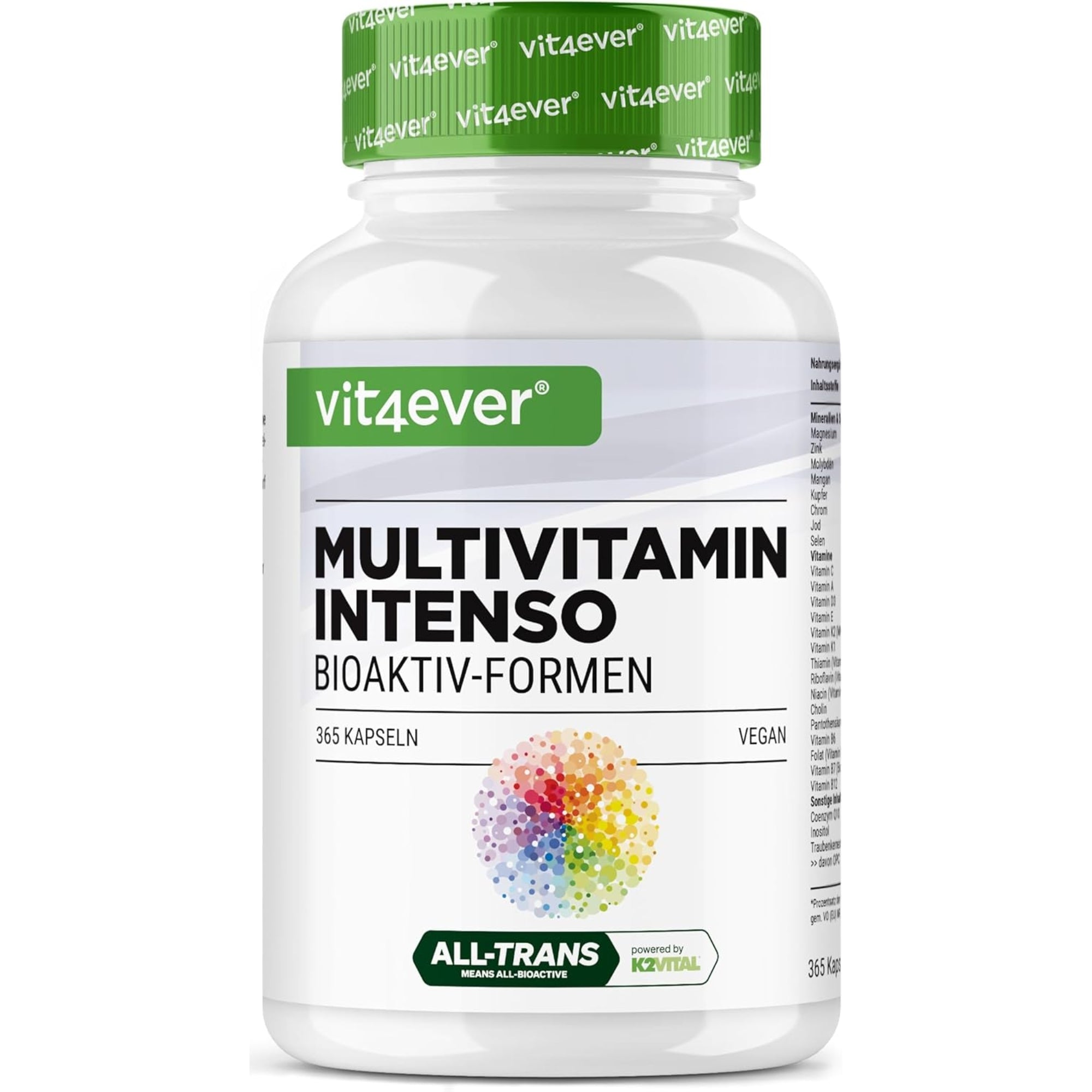 Multivitamine Intenso 365 capules Vit4ever
