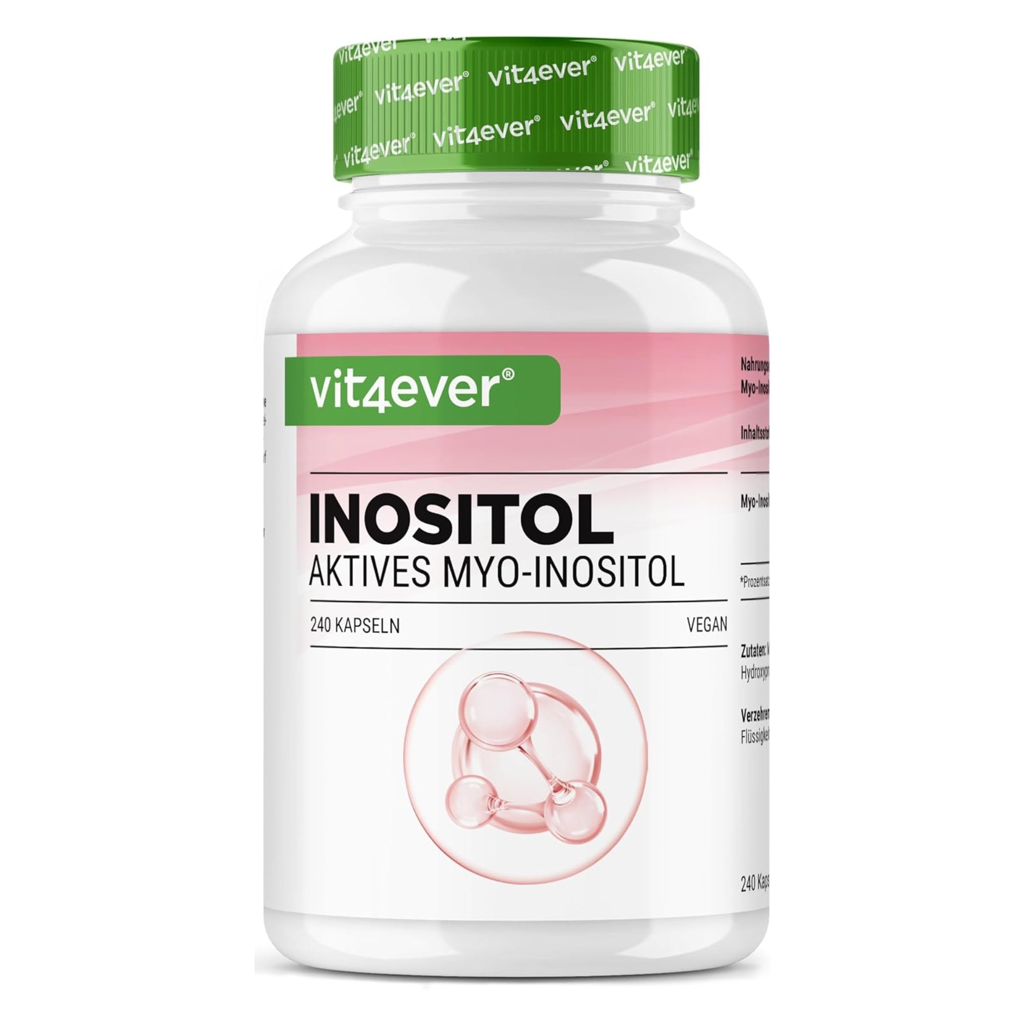Myo-Inositol 750mg | 240 Capsules | Vit4ever