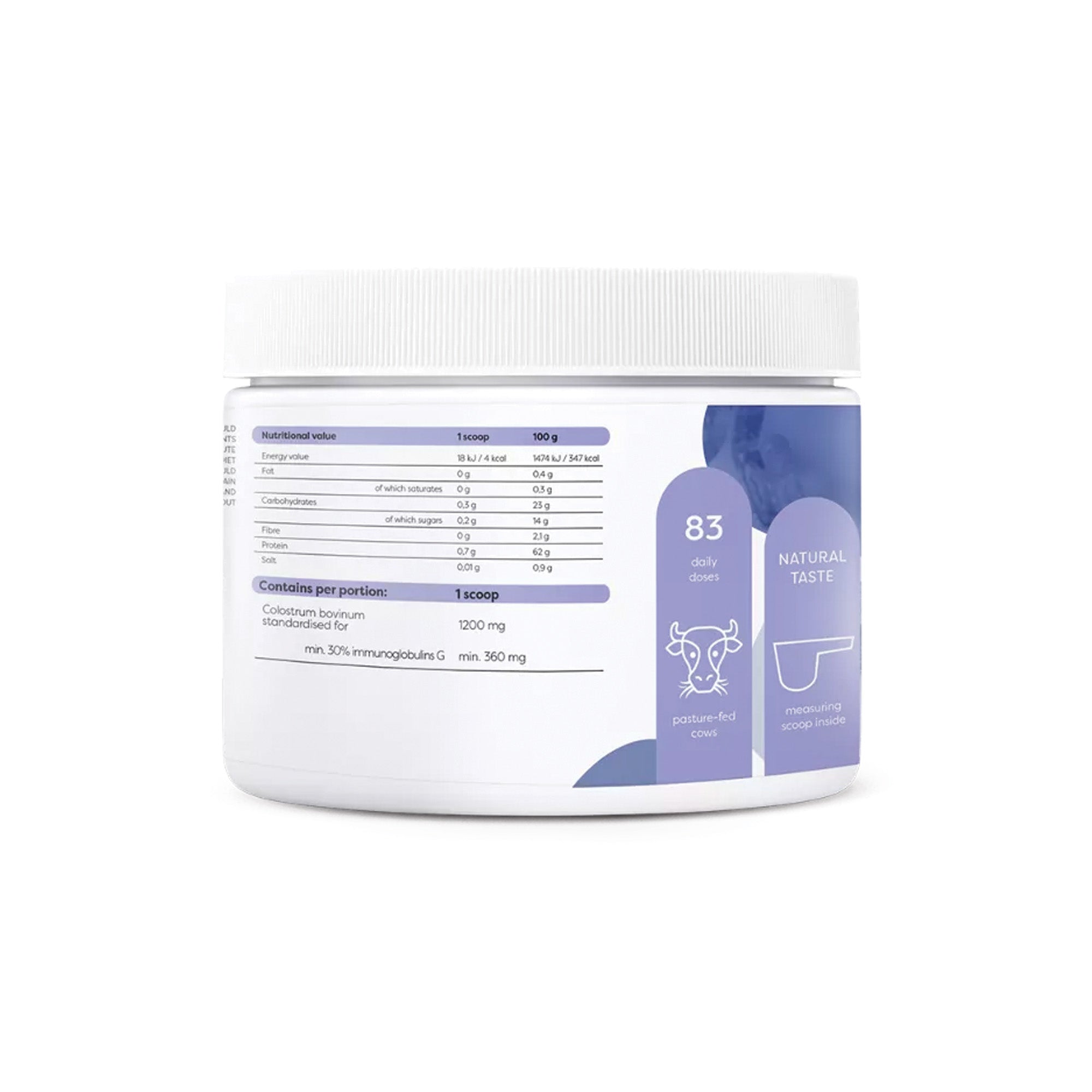 Osavi | Colostrum poeder | 30% igG (immunoglobulinen G.) | 100 Gram | Premium Kwaliteit
