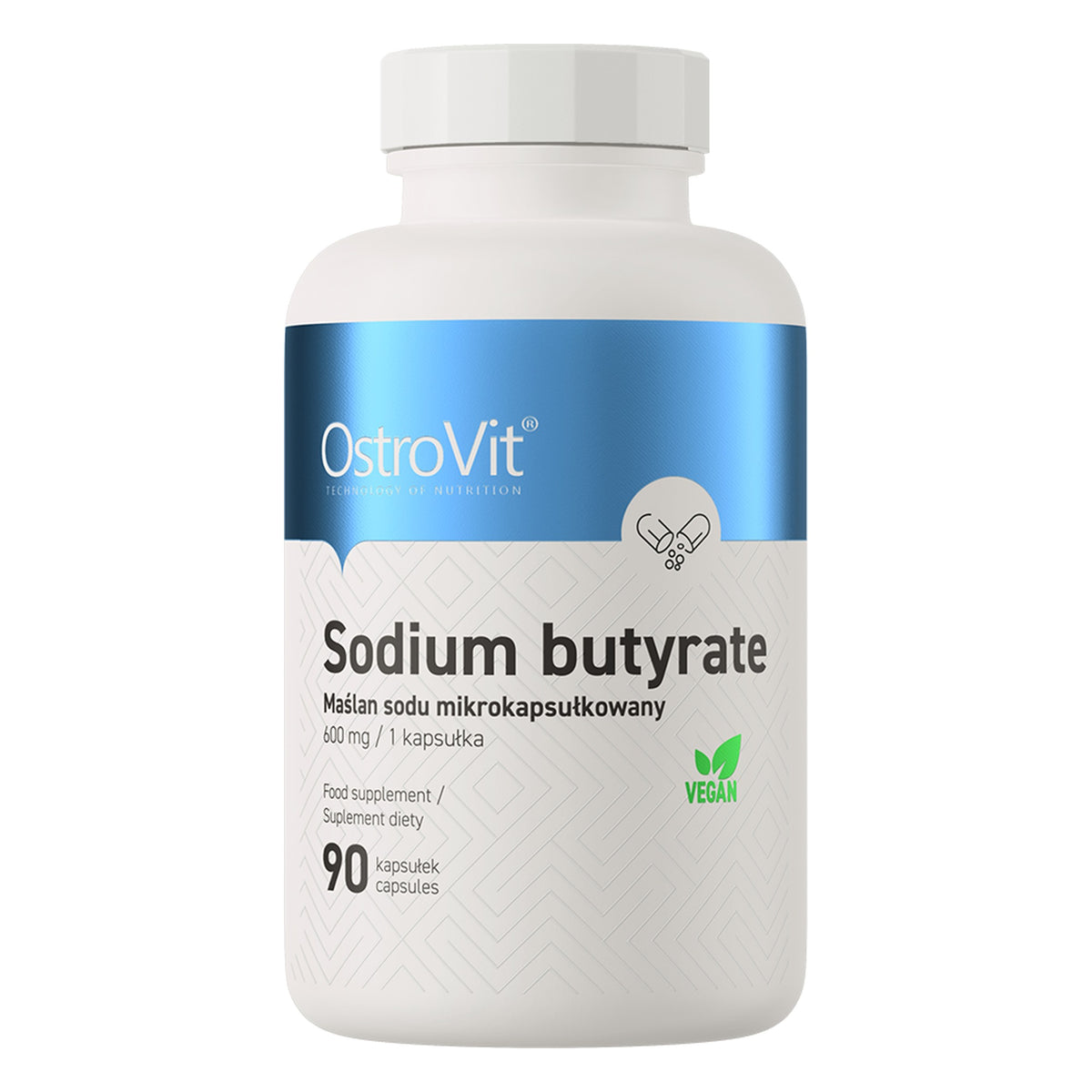 Sodium Butyrate 600mg - 90 Capsules - OstroVit