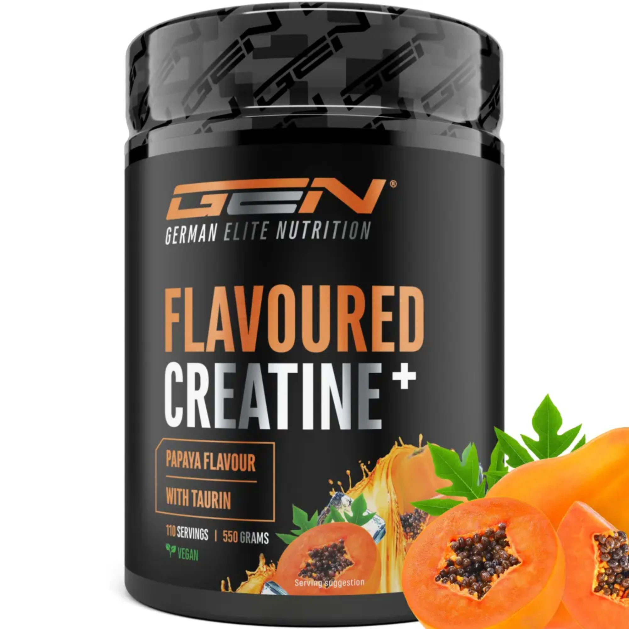Flavoured Creatine+ (Creatinmonohydrat & Taurin) | 550 g | German Elite Nutrition