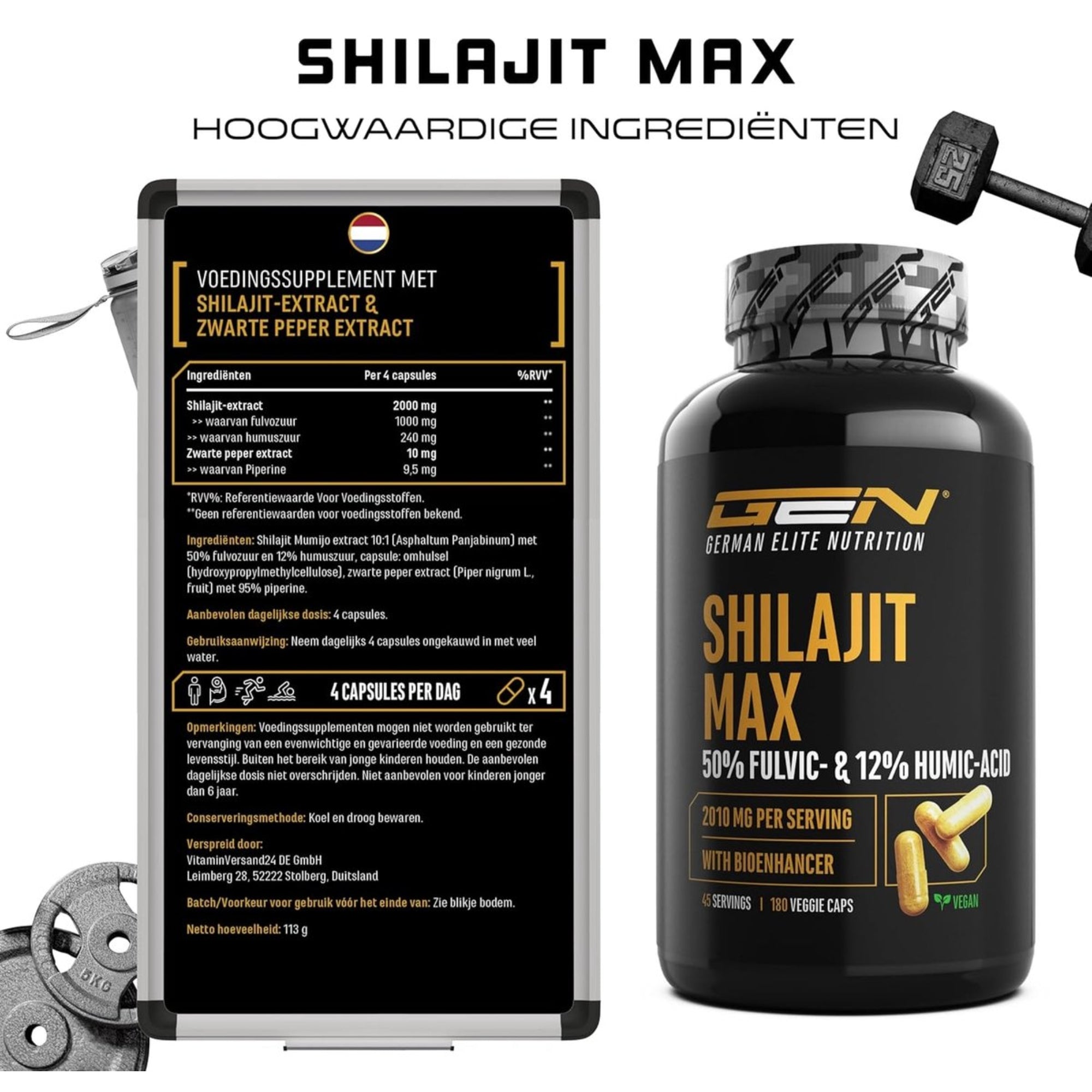Mumijo Shilajit Max 2000mg | German Elite Nutrition