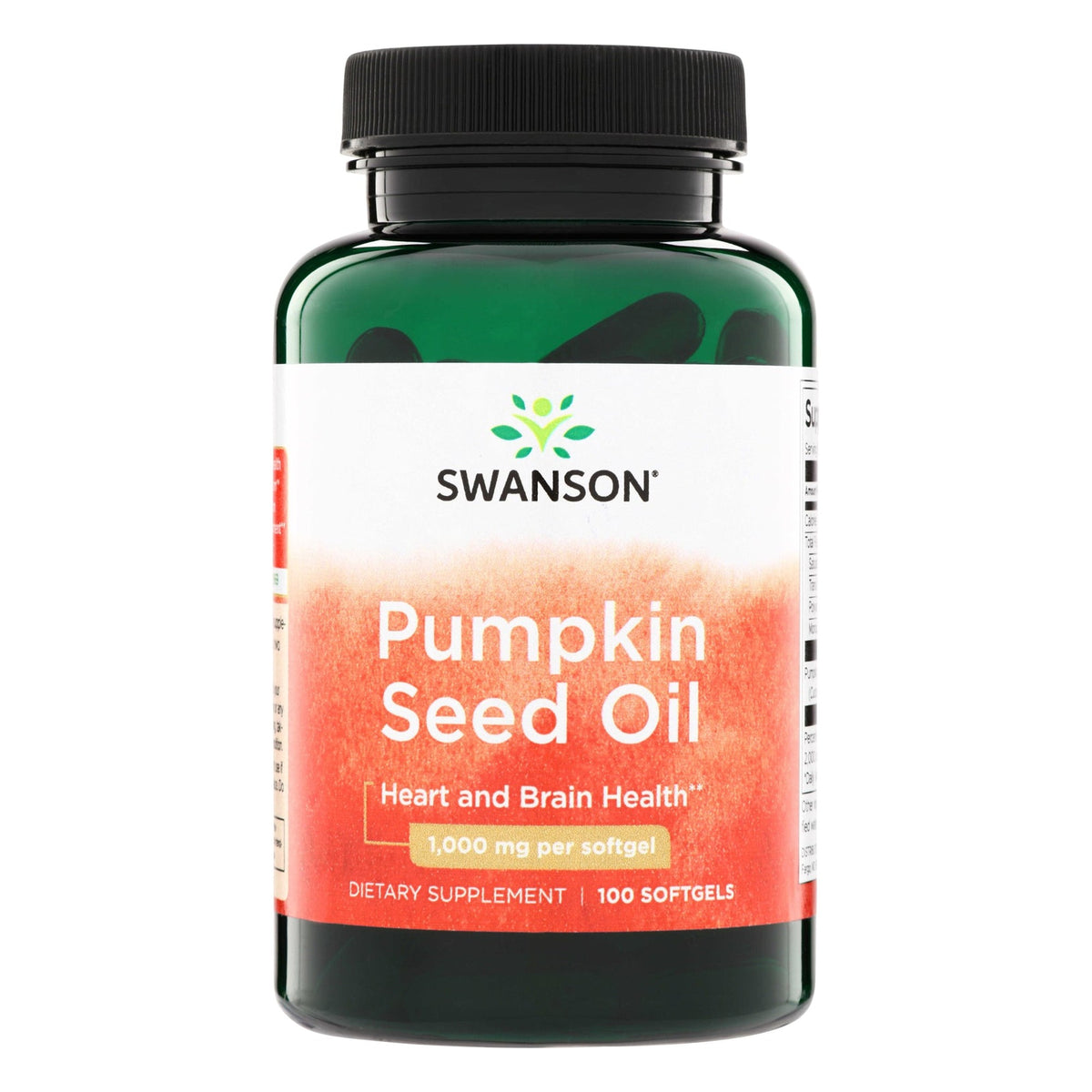 Pompoenpitolie 1000mg - 100 softgels - Swanson