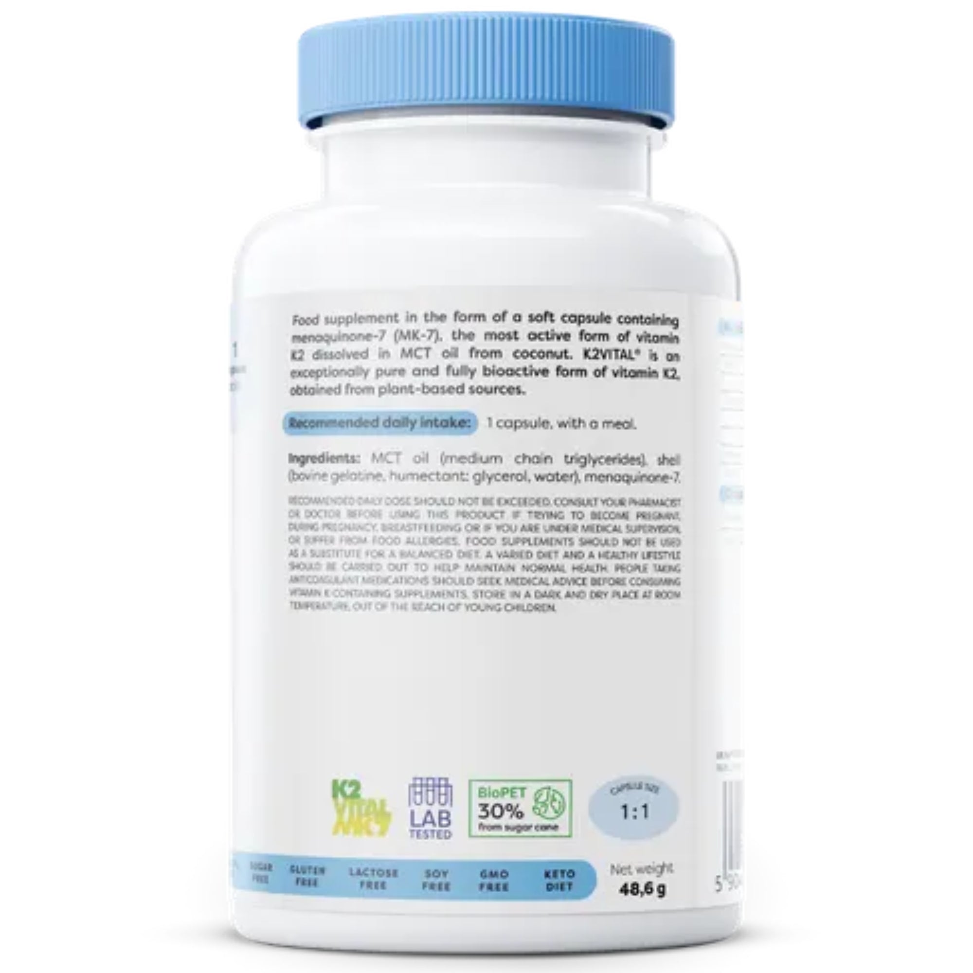 Vitamine K2 MK-7 100mcg | 120 Softgels | Osavi