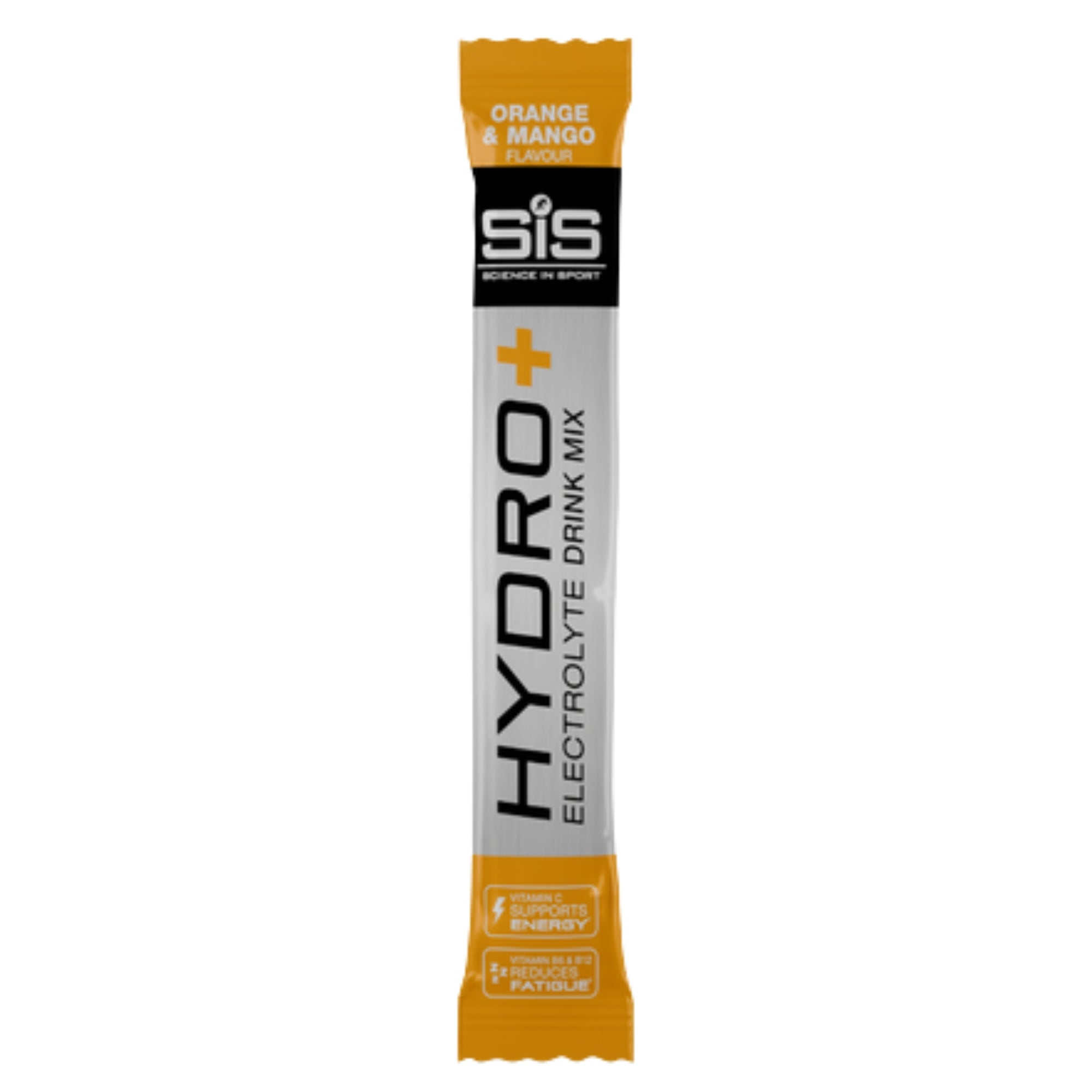SiS Hydro+ Drink Mix Orange Mango sachet 4,3g elektrolytendrank met vitamine C, B6 en B12