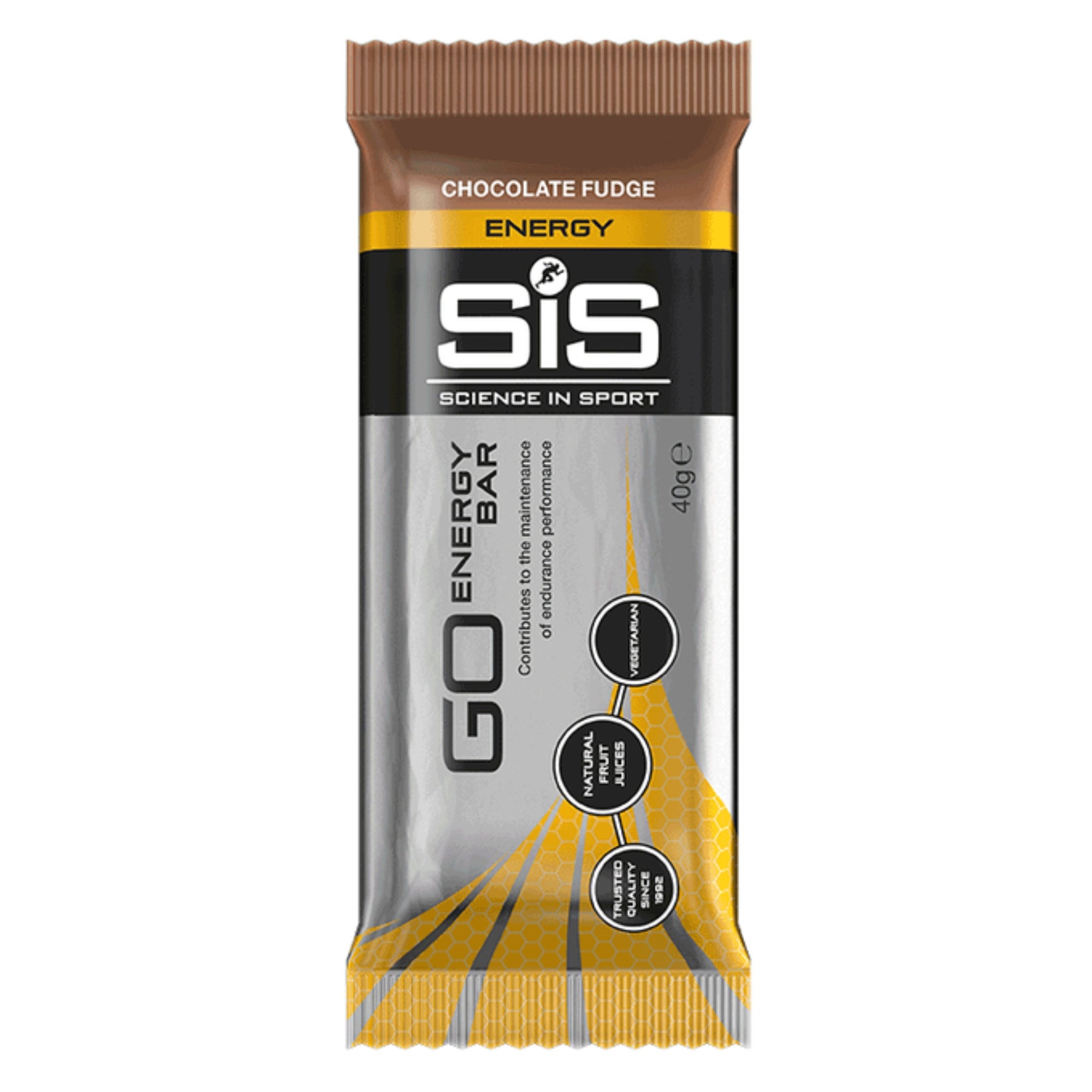 SiS GO Energy Bar Mini Chocolate Fudge - Compacte 40 gram energiereep voor duursporters zoals wielrenners en hardlopers.